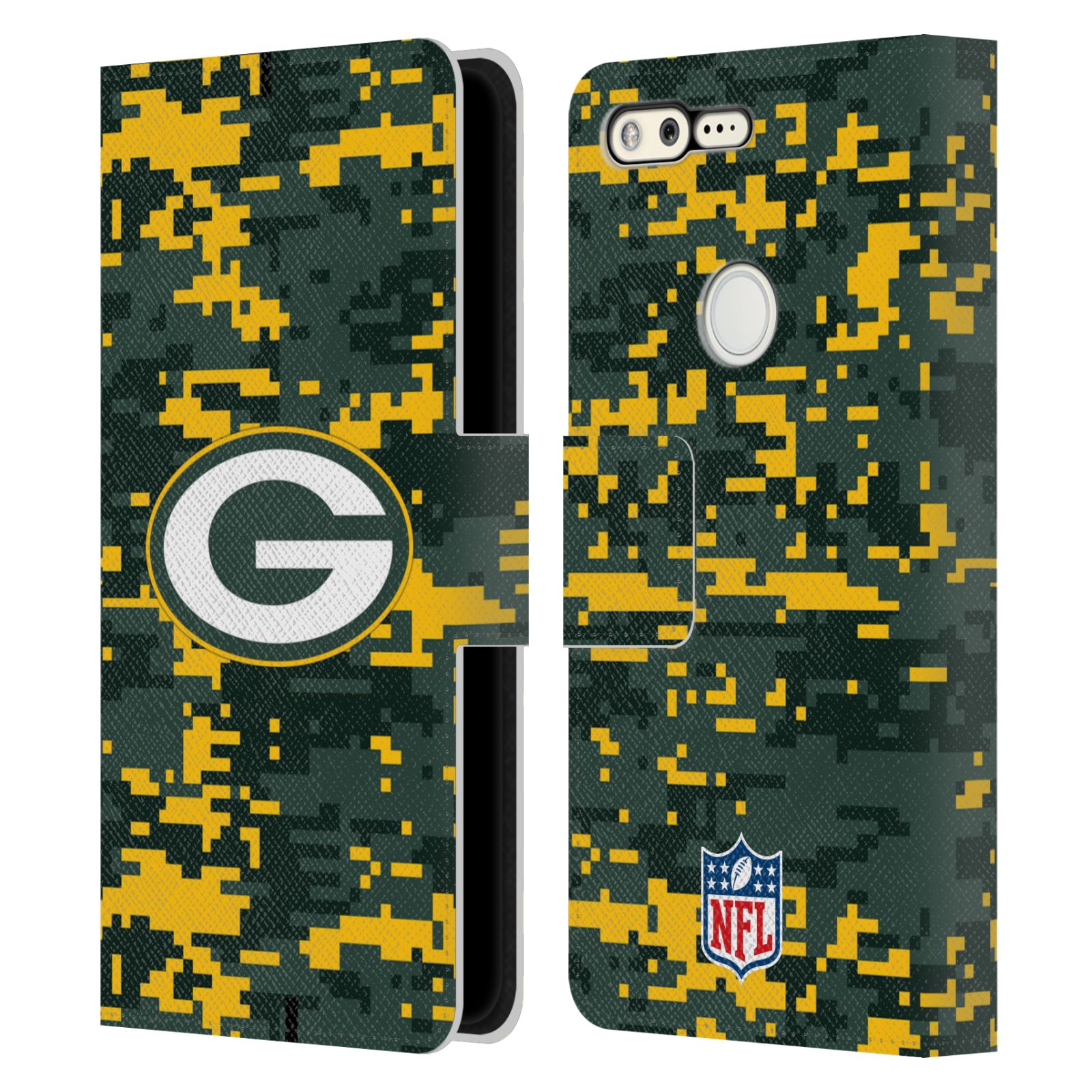 NFL GREEN BAY PACKERS GRAPHICS LEATHER BOOK WALLET CASE COVER FOR GOOGLE PHONES - 第 8/10 張圖片