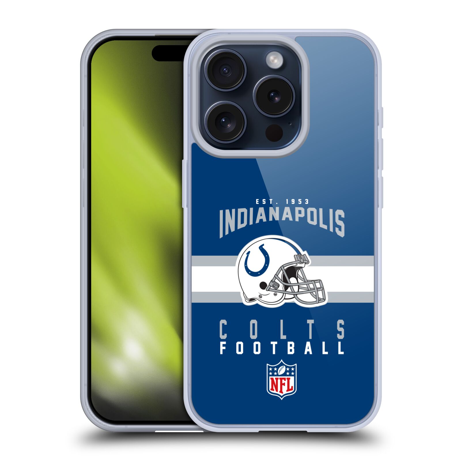 NFL INDIANAPOLIS COLTS GRAPHICS ÉTUI COQUE EN GEL POUR APPLE iPHONE TÉLÉPHONES - Photo 11 sur 11