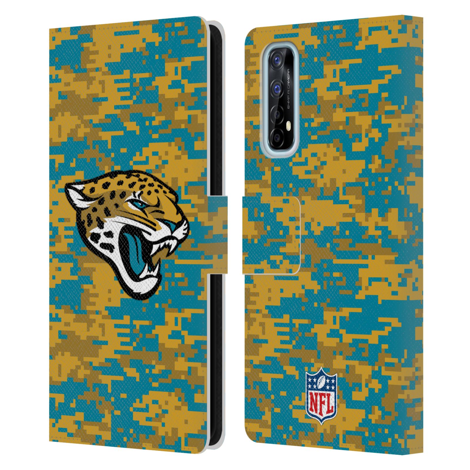 OFFICIAL NFL JACKSONVILLE JAGUARS GRAPHICS LEATHER BOOK CASE FOR REALME PHONES - Bild 8 von 10