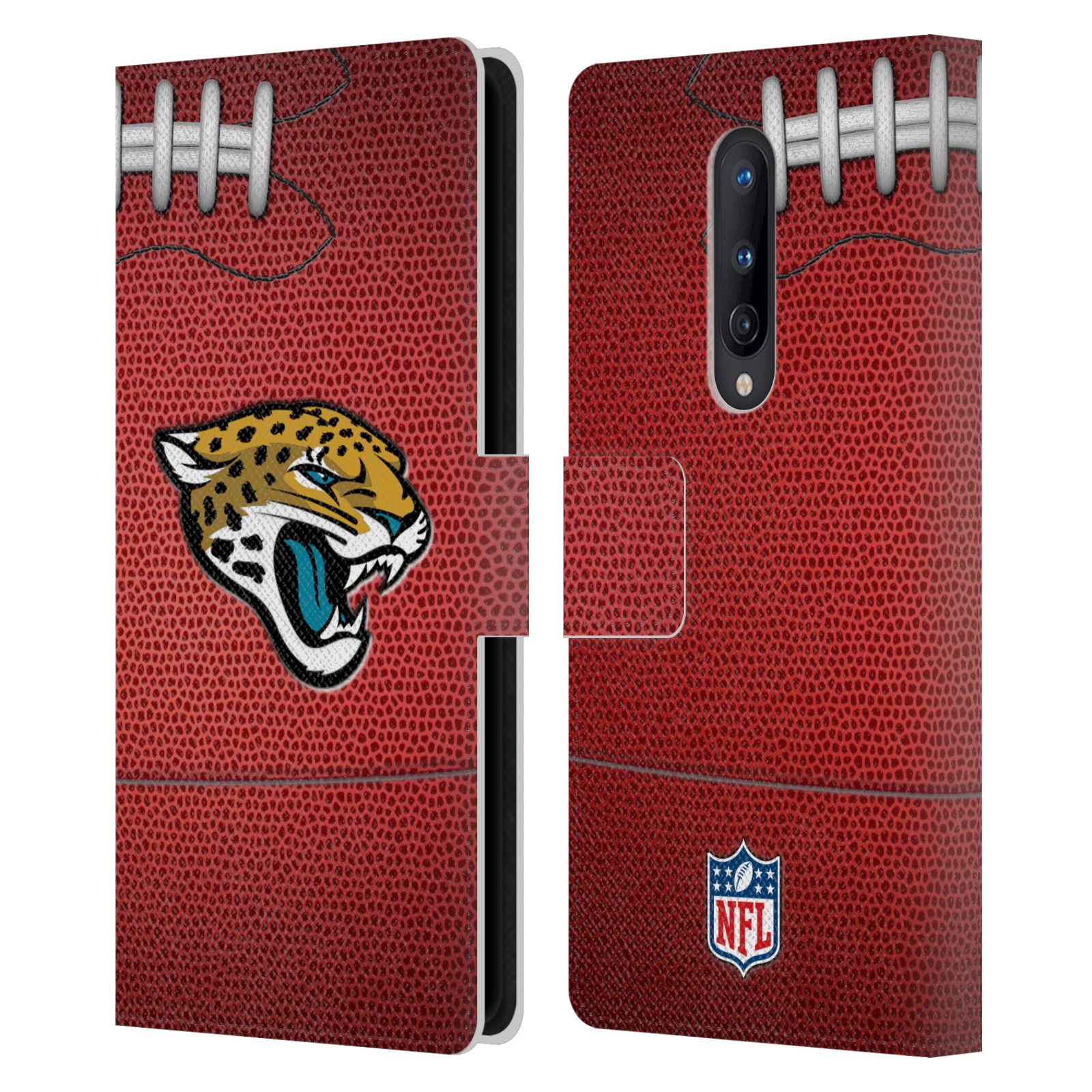 OFFICIAL NFL JACKSONVILLE JAGUARS GRAPHICS LEATHER BOOK CASE FOR ONEPLUS PHONES - Picture 9 of 10