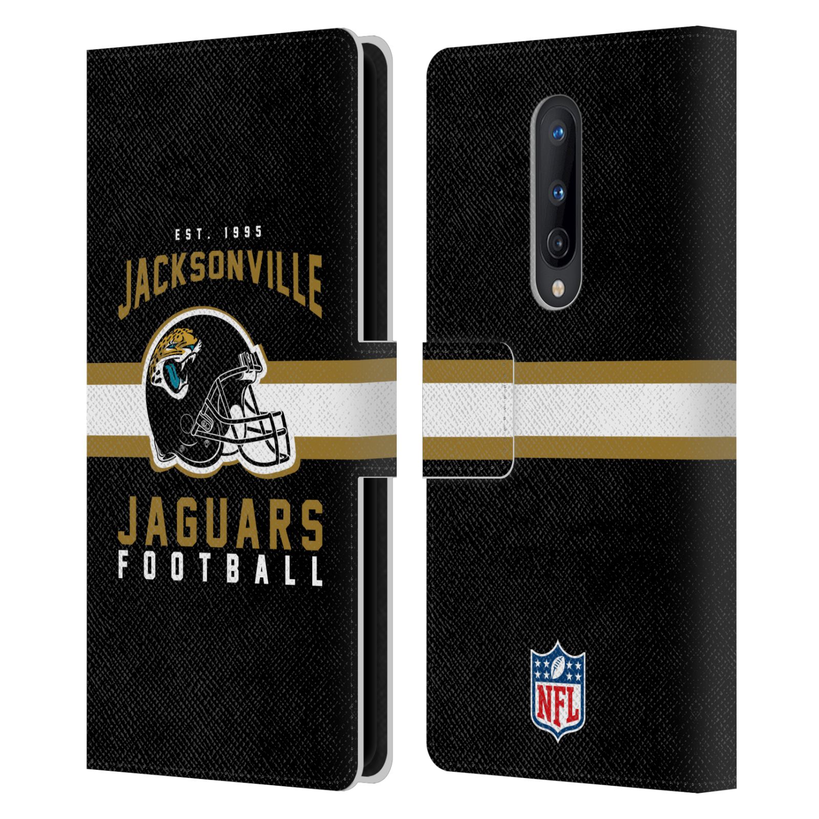 OFFICIAL NFL JACKSONVILLE JAGUARS GRAPHICS LEATHER BOOK CASE FOR ONEPLUS PHONES - Picture 10 of 10
