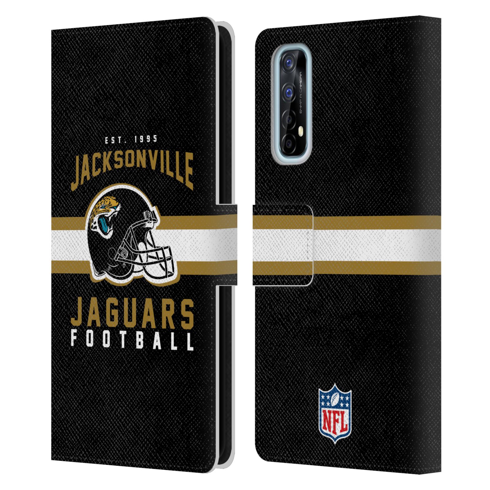 OFFICIAL NFL JACKSONVILLE JAGUARS GRAPHICS LEATHER BOOK CASE FOR REALME PHONES - Bild 10 von 10