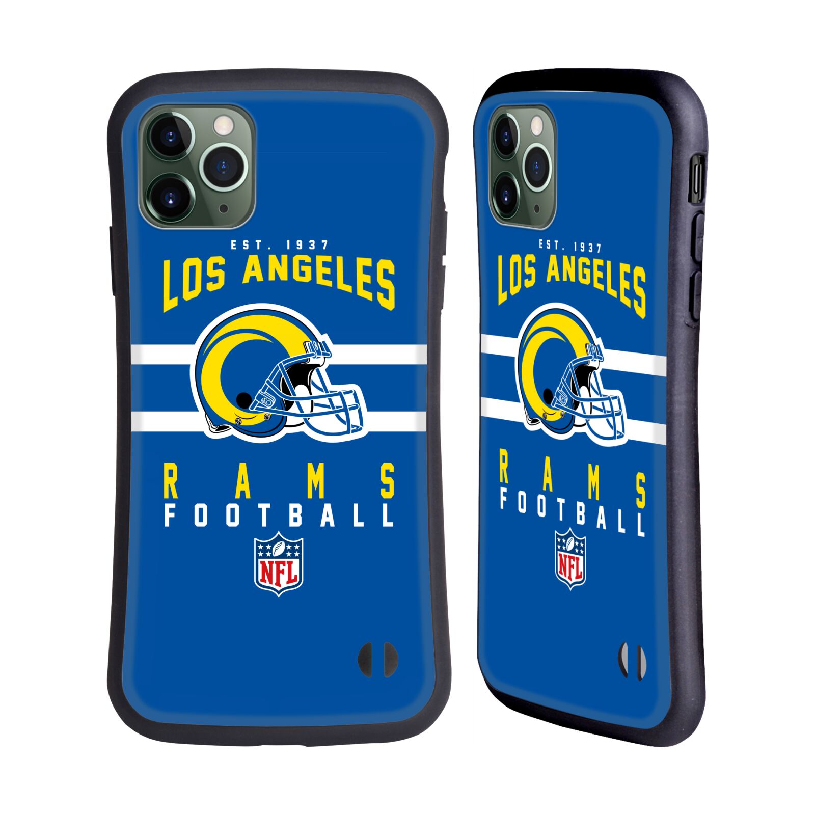 HYBRID-HÜLLE ORIGINAL NFL LOS ANGELES RAMS GRAFIK FÜR APPLE iPHONES HANDYS - Bild 11 von 11