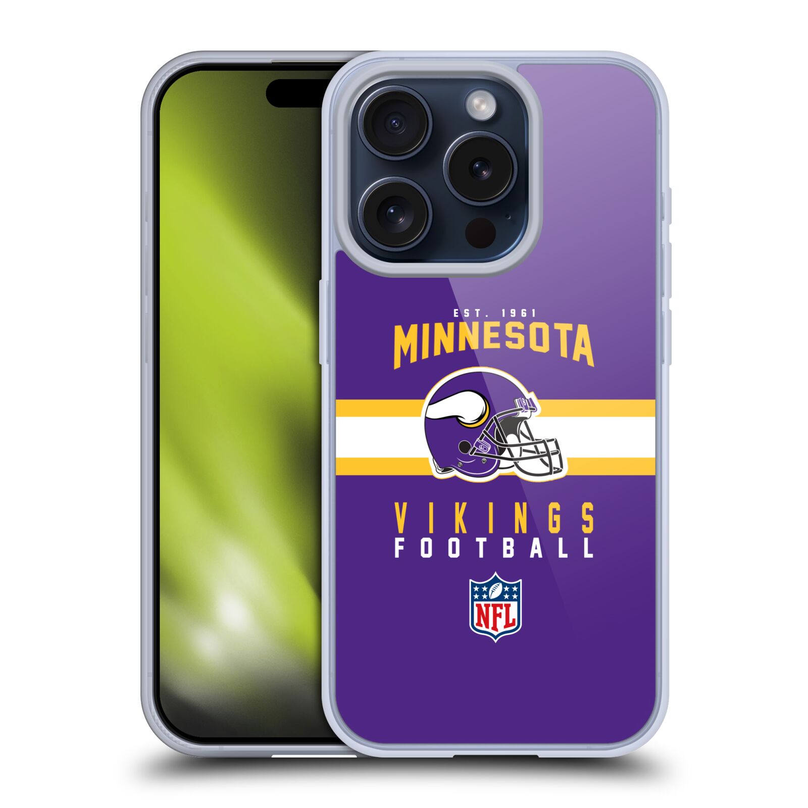 NFL MINNESOTA VIKINGS GRAPHICS ÉTUI COQUE EN GEL POUR APPLE iPHONE TÉLÉPHONES - Photo 11 sur 11