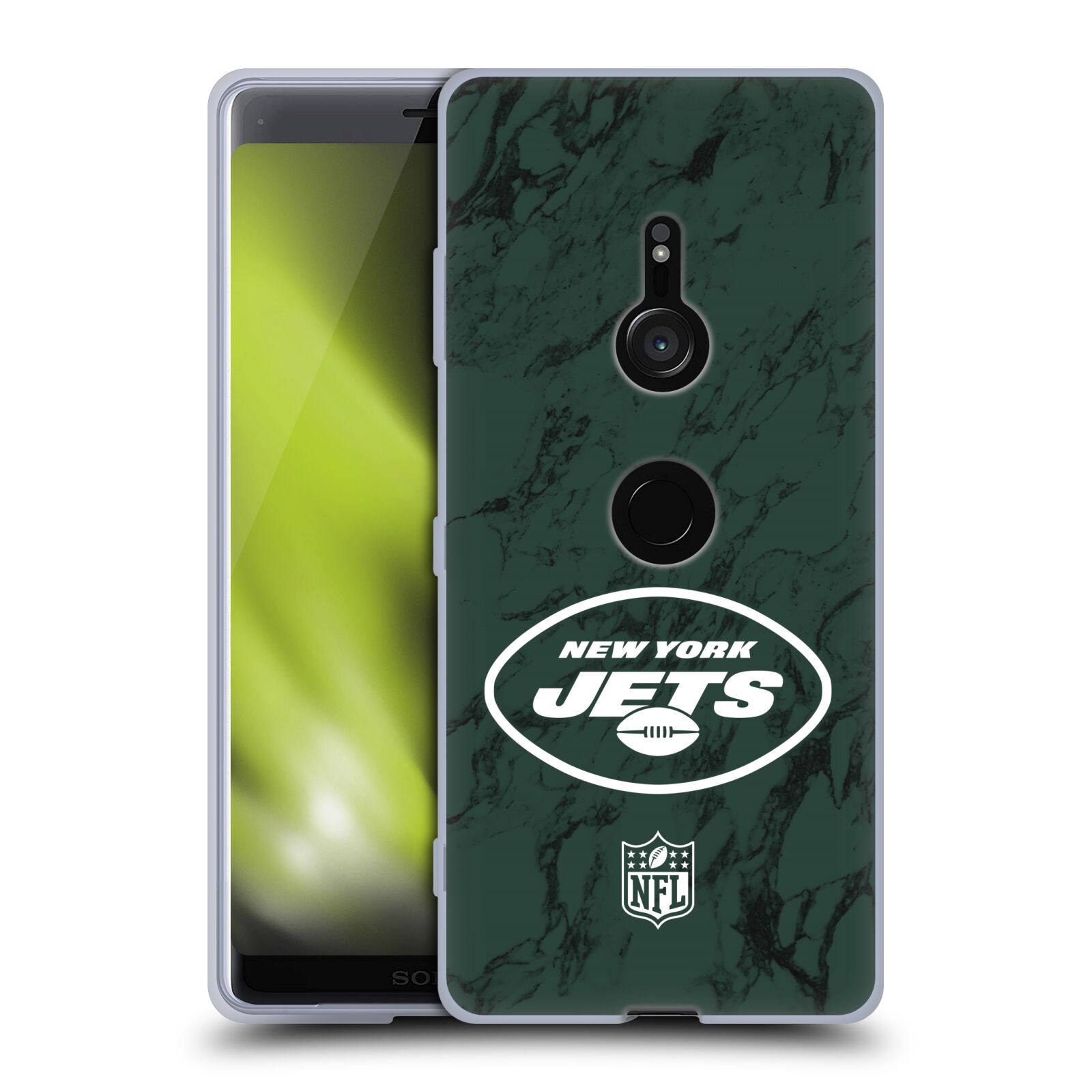 OFFICIAL NFL NEW YORK JETS GRAPHICS SOFT GEL CASE FOR SONY PHONES 1