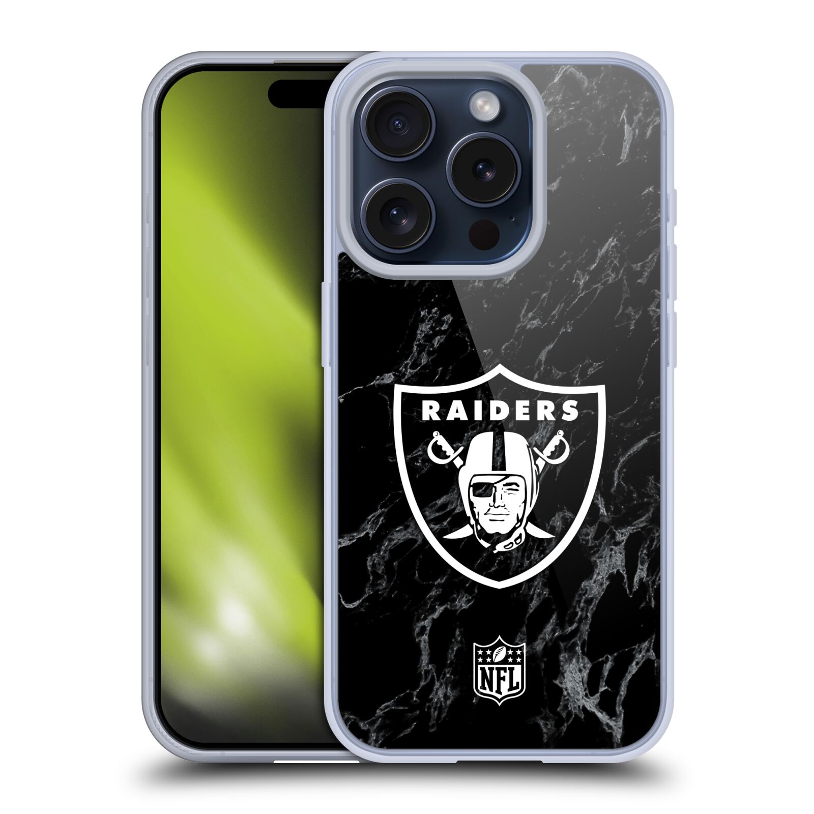 NFL LAS VEGAS RAIDERS GRAPHICS GEL CASE COMPATIBLE WITH APPLE iPHONE & MAGSAFE
