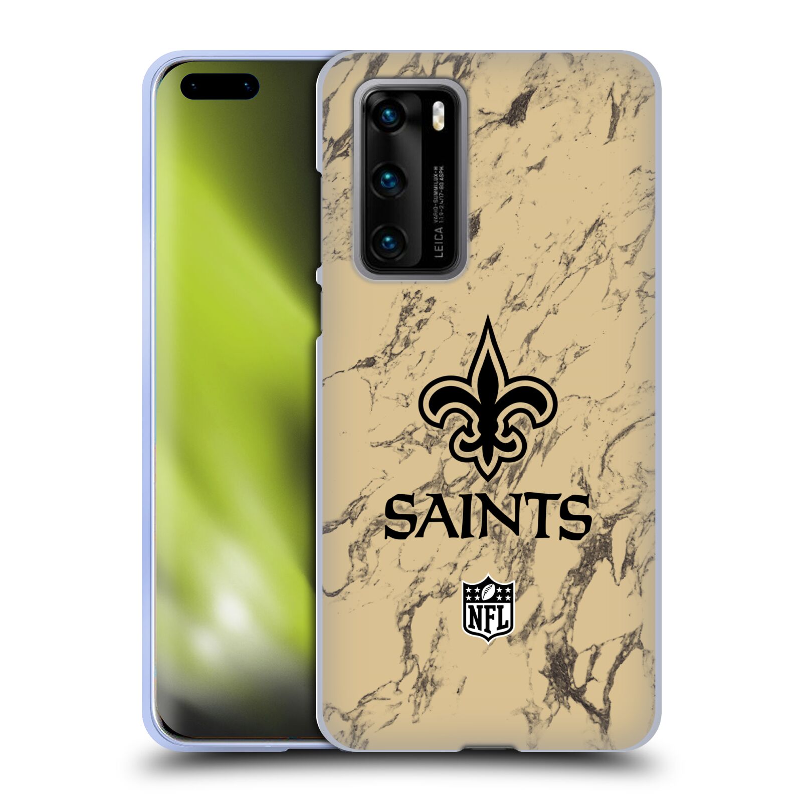 OFFICIAL NFL NEW ORLEANS SAINTS GRAPHICS SOFT GEL CASE FOR HUAWEI PHONES 4