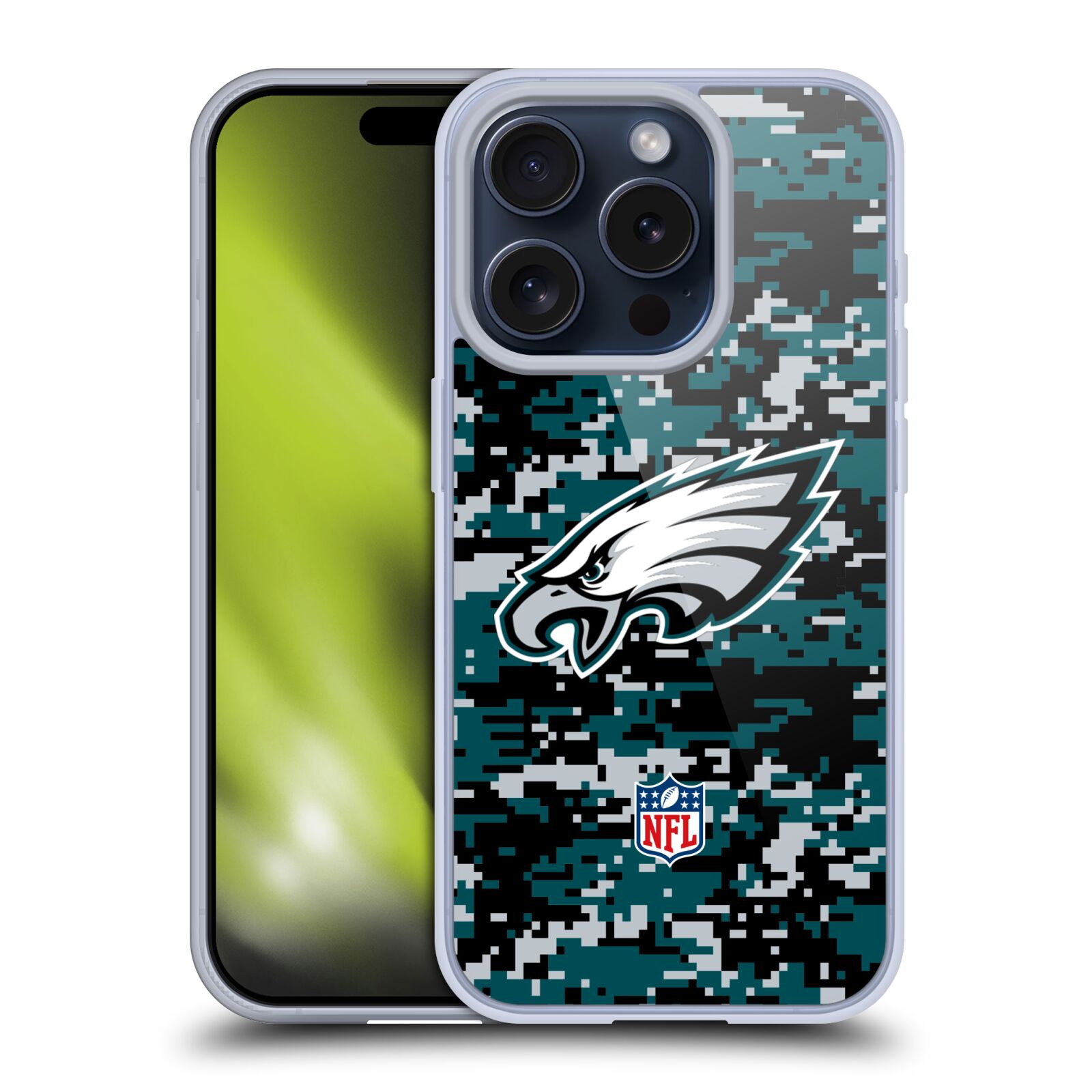 OFFICIAL NFL PHILADELPHIA EAGLES GRAPHICS SOFT GEL CASE FOR APPLE iPHONE PHONES