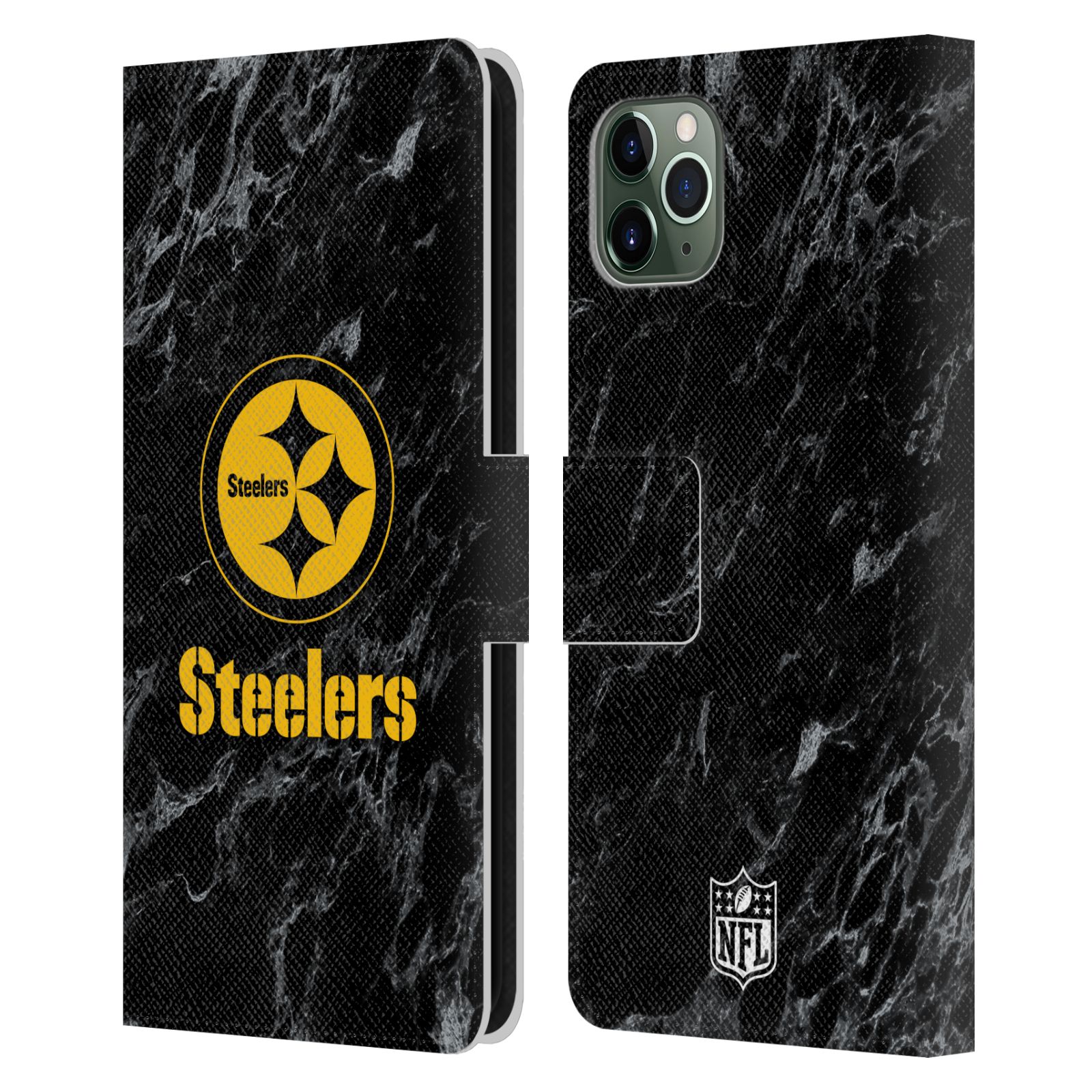 NFL PITTSBURGH STEELERS GRAPHICS ÉTUI COQUE EN CUIR POUR APPLE iPHONE TÉLÉPHONES - Photo 9 sur 10