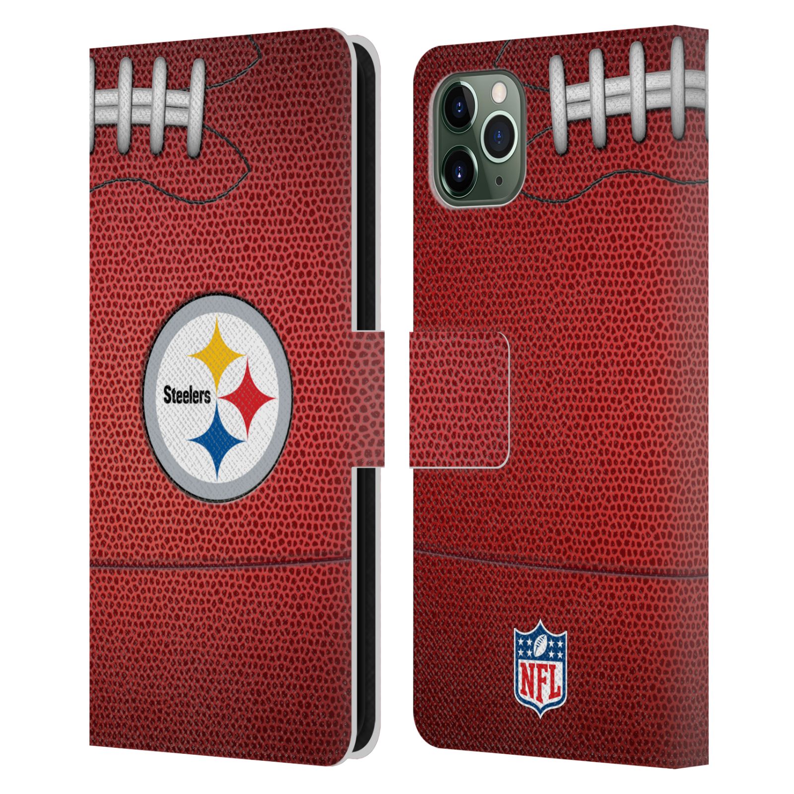 NFL PITTSBURGH STEELERS GRAPHICS ÉTUI COQUE EN CUIR POUR APPLE iPHONE TÉLÉPHONES - Photo 8 sur 10