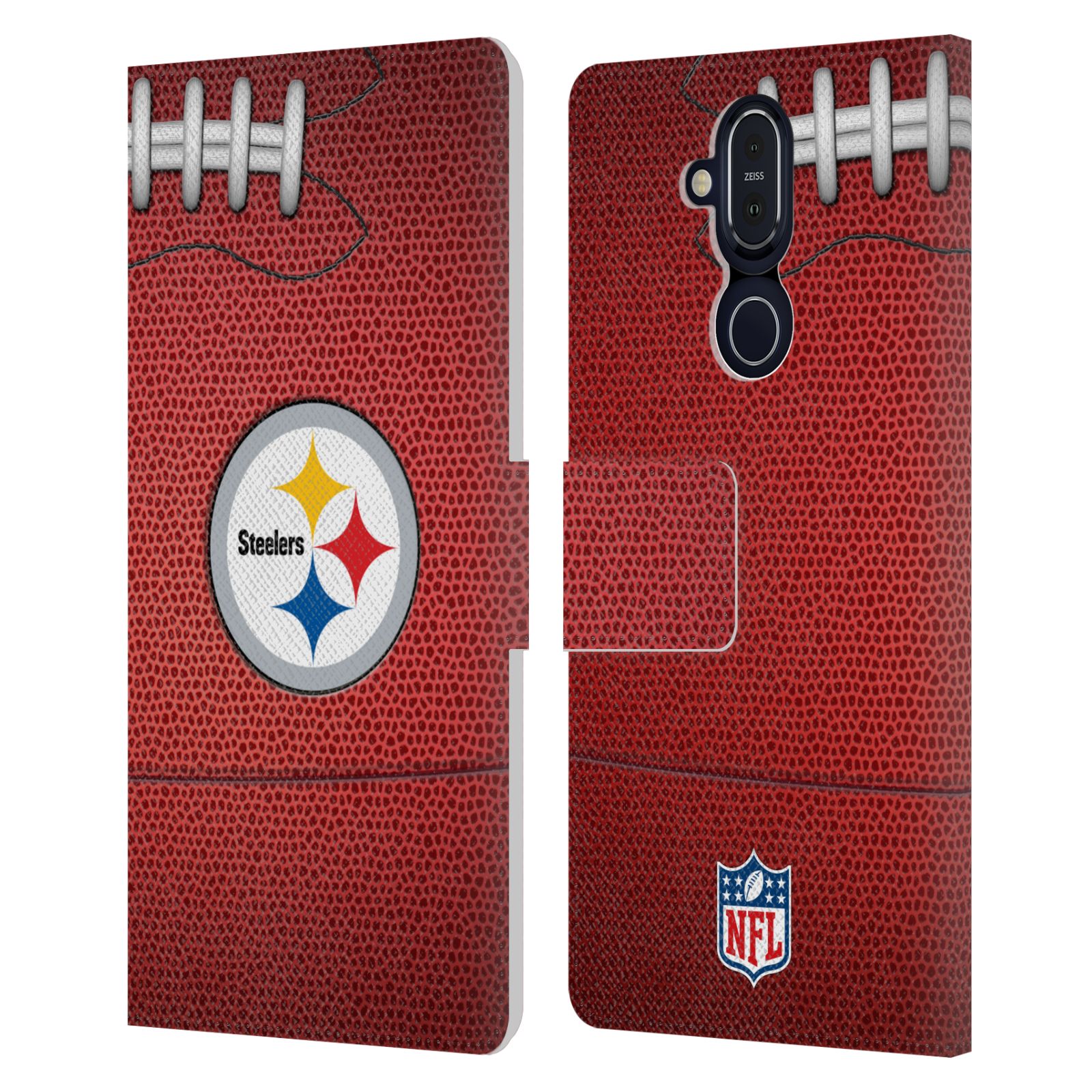 OFFICIAL NFL PITTSBURGH STEELERS GRAPHICS LEATHER BOOK CASE FOR NOKIA PHONES - Picture 9 of 10