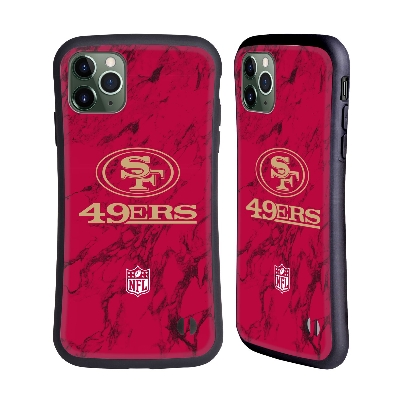 OFFICIAL NFL SAN FRANCISCO 49ERS GRAPHICS HYBRID CASE FOR APPLE iPHONES PHONES