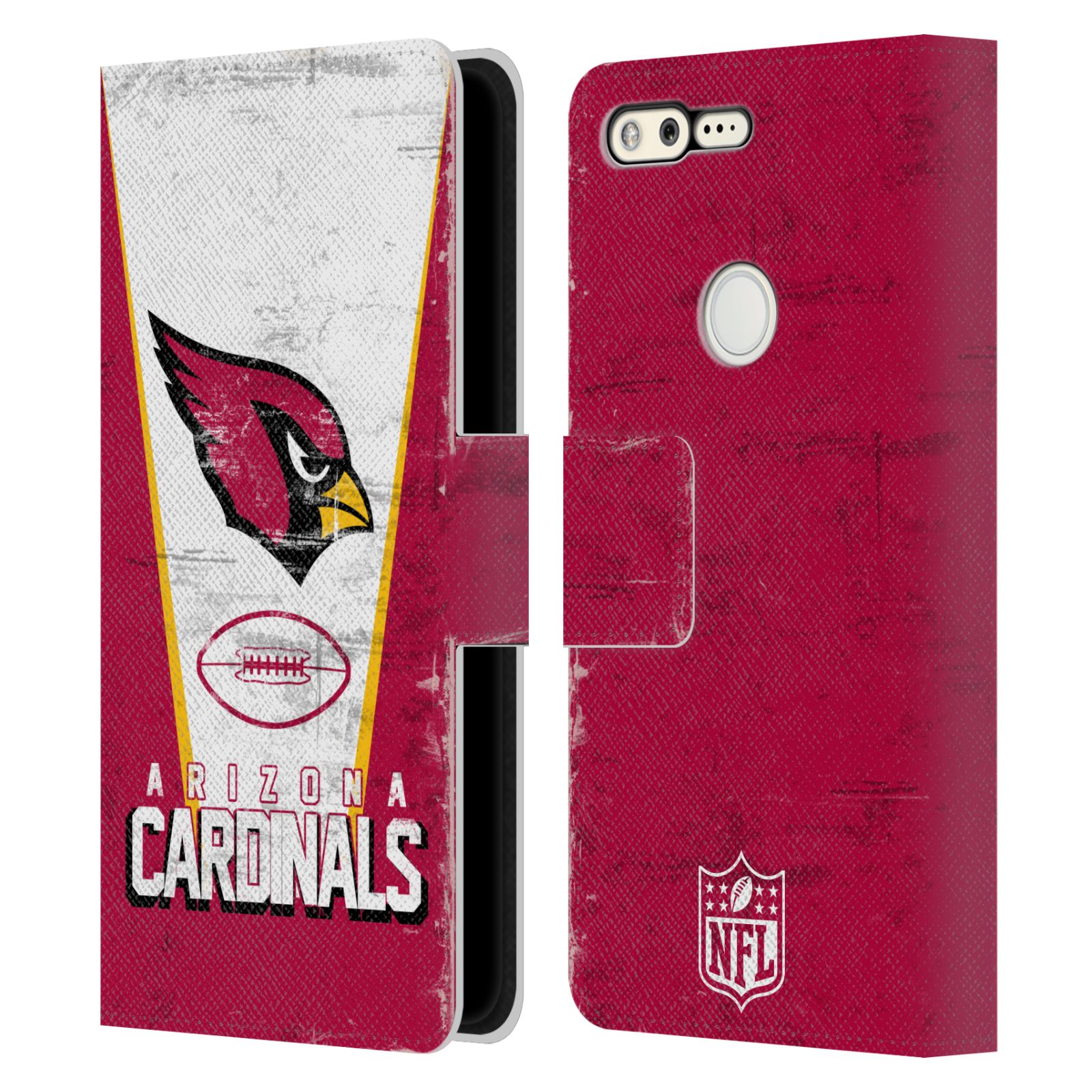 OFFICIAL NFL ARIZONA CARDINALS LOGO ART LEATHER BOOK CASE FOR GOOGLE PHONES - 第 7/9 張圖片