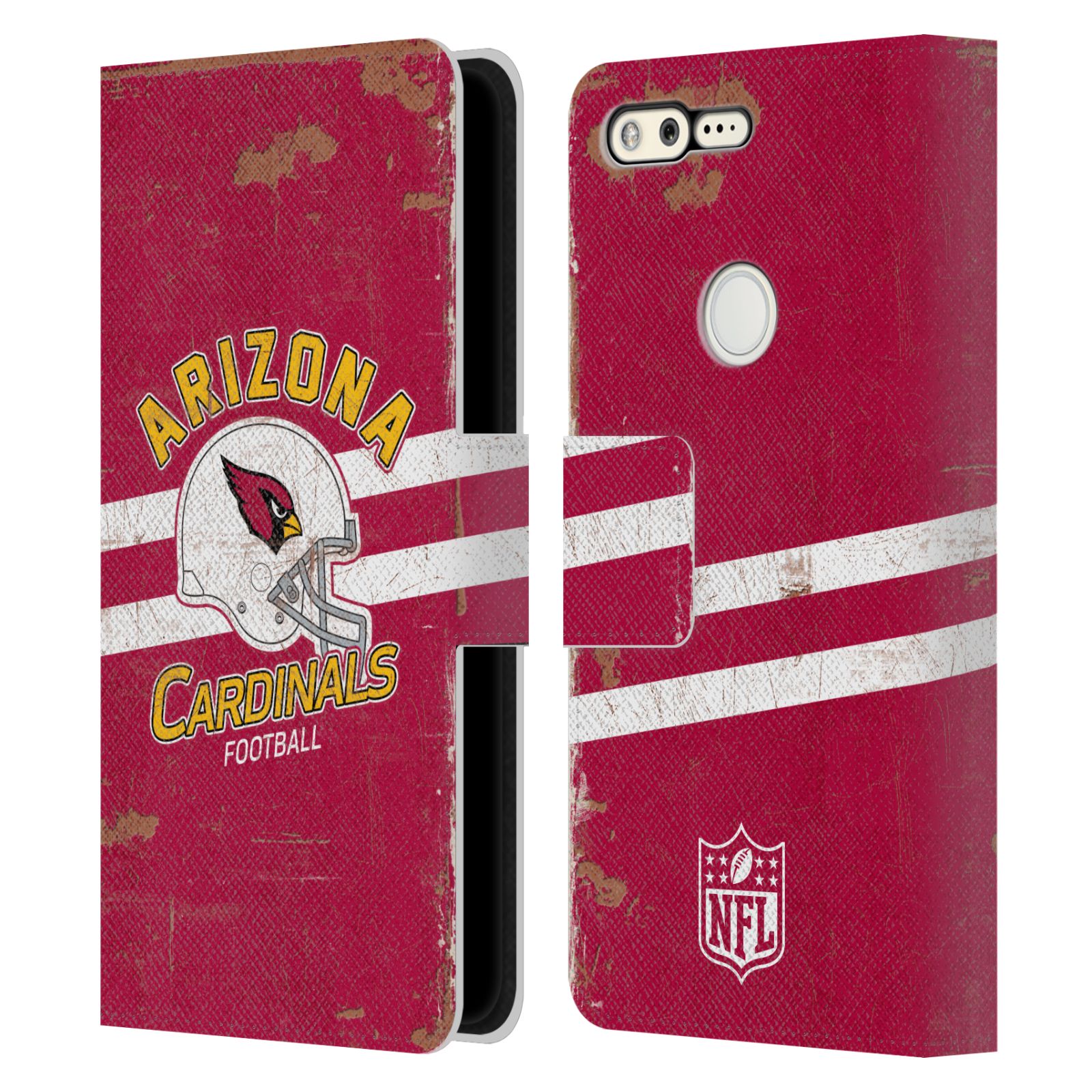 OFFICIAL NFL ARIZONA CARDINALS LOGO ART LEATHER BOOK CASE FOR GOOGLE PHONES - 第 9/9 張圖片