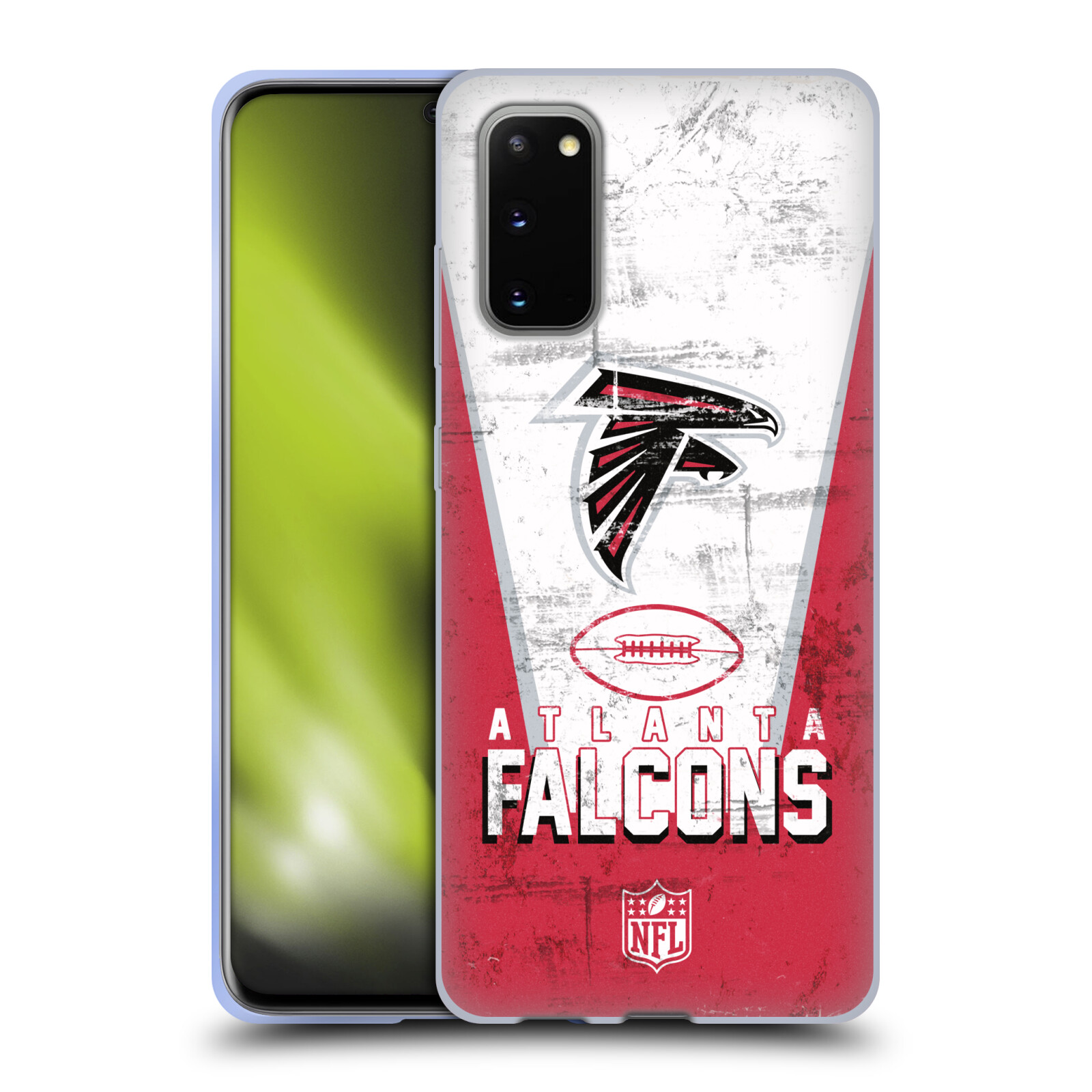 FUNDA OFICIAL DE GEL SUAVE CON LOGOTIPO ARTÍSTICO ATLANTA FALCONS NFL PARA TELÉFONOS MÓVILES SAMSUNG 1 - Imagen 8 de 10