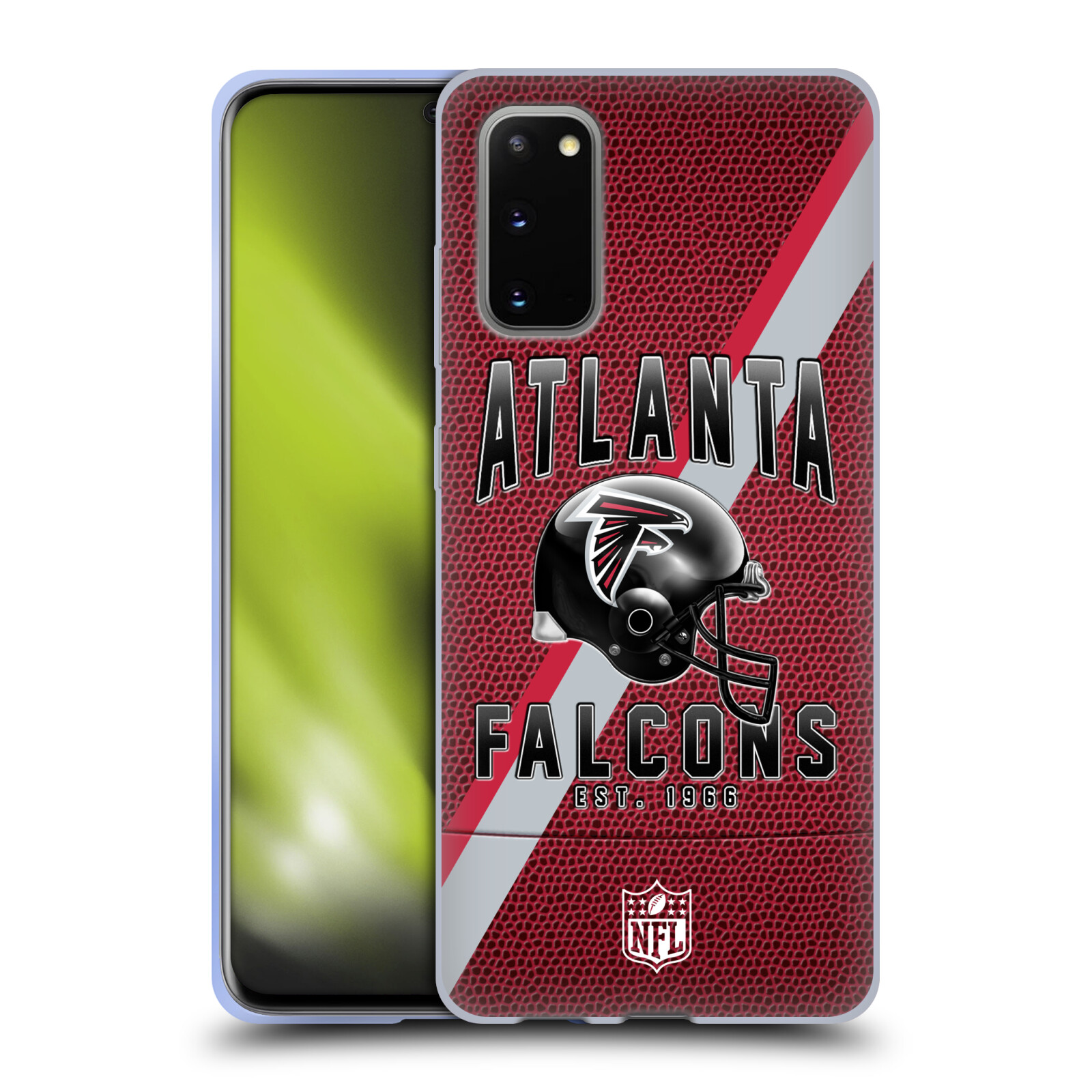 FUNDA OFICIAL DE GEL SUAVE CON LOGOTIPO ARTÍSTICO ATLANTA FALCONS NFL PARA TELÉFONOS MÓVILES SAMSUNG 1 - Imagen 9 de 10