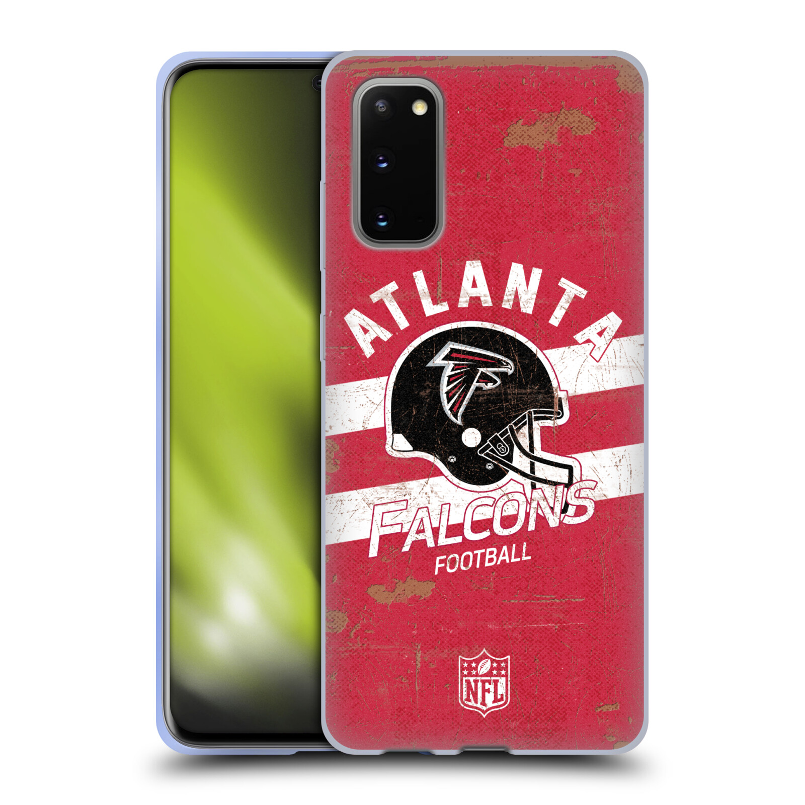 FUNDA OFICIAL DE GEL SUAVE CON LOGOTIPO ARTÍSTICO ATLANTA FALCONS NFL PARA TELÉFONOS MÓVILES SAMSUNG 1 - Imagen 10 de 10
