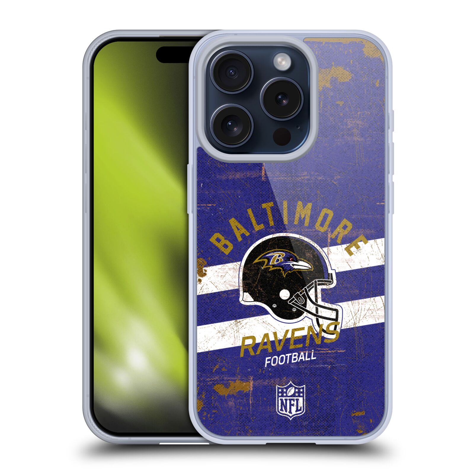NFL BALTIMORE RAVENS LOGO ART ÉTUI COQUE EN GEL POUR APPLE iPHONE TÉLÉPHONES - Photo 10 sur 10