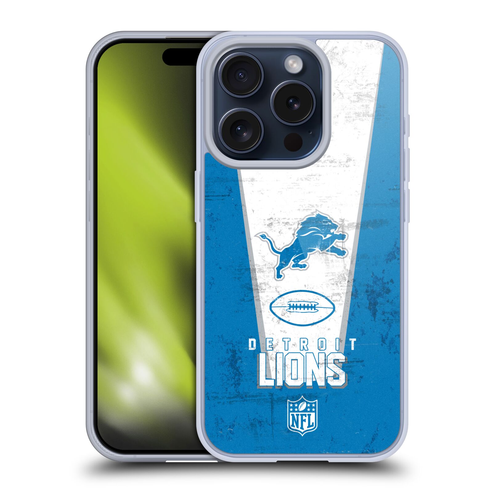 NFL DETROIT LIONS LOGO ART ÉTUI COQUE EN GEL MOLLE POUR APPLE iPHONE TÉLÉPHONES - Photo 9 sur 10