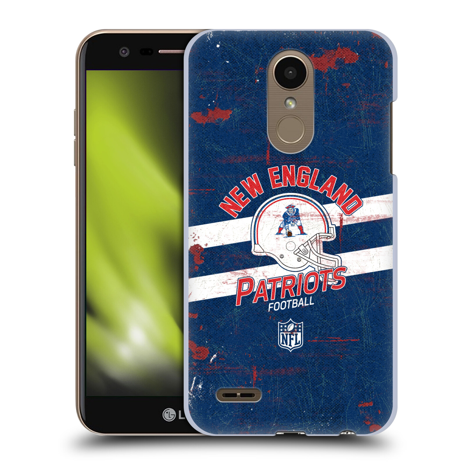 FUNDA TRASERA RÍGIDA OFICIAL NFL NUEVA INGLAND PATRIOTS CON LOGOTIPO ARTÍSTICO PARA TELÉFONOS LG 1 - Imagen 8 de 8