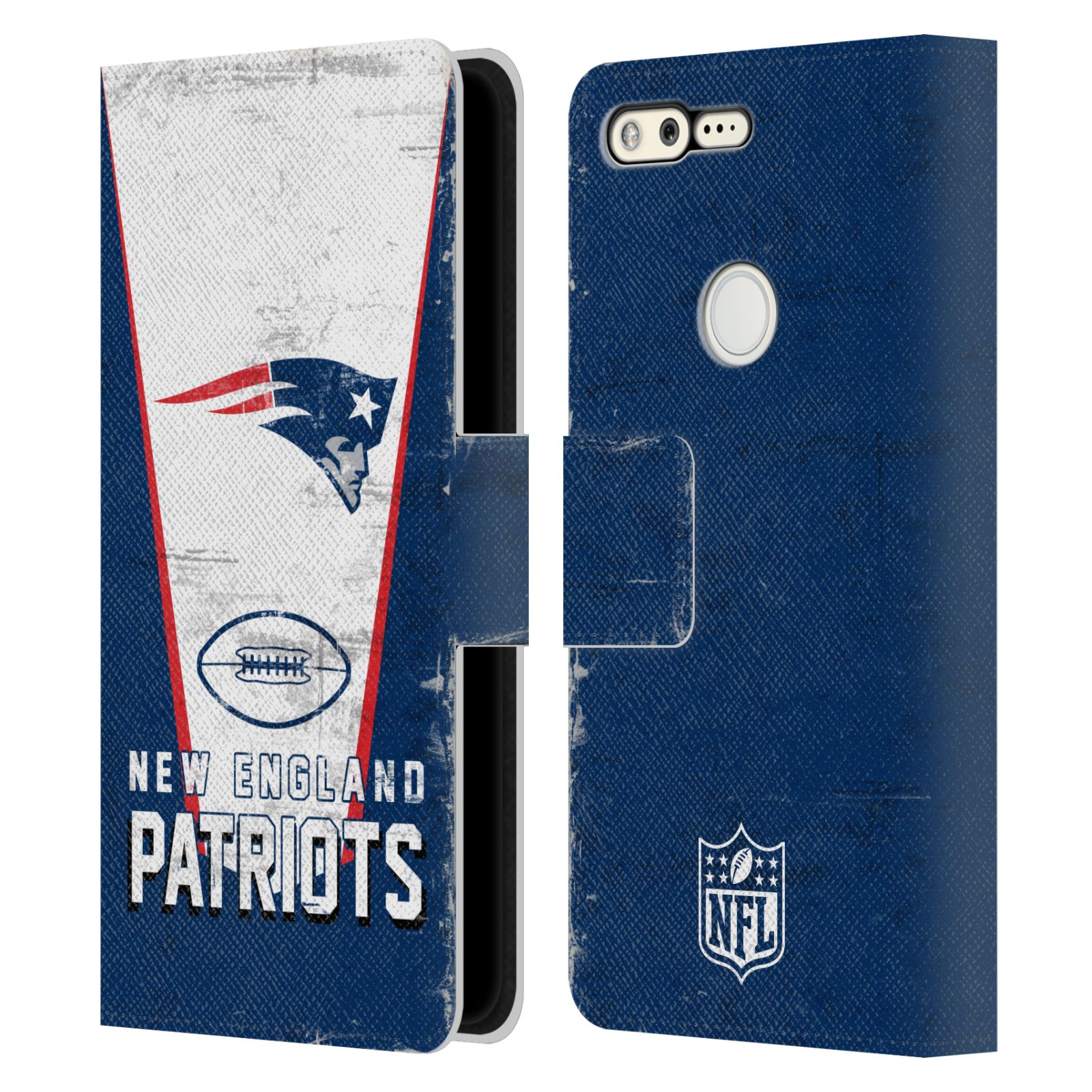 OFFICIAL NFL NEW ENGLAND PATRIOTS LOGO ART LEATHER BOOK CASE FOR GOOGLE PHONES - 第 7/9 張圖片