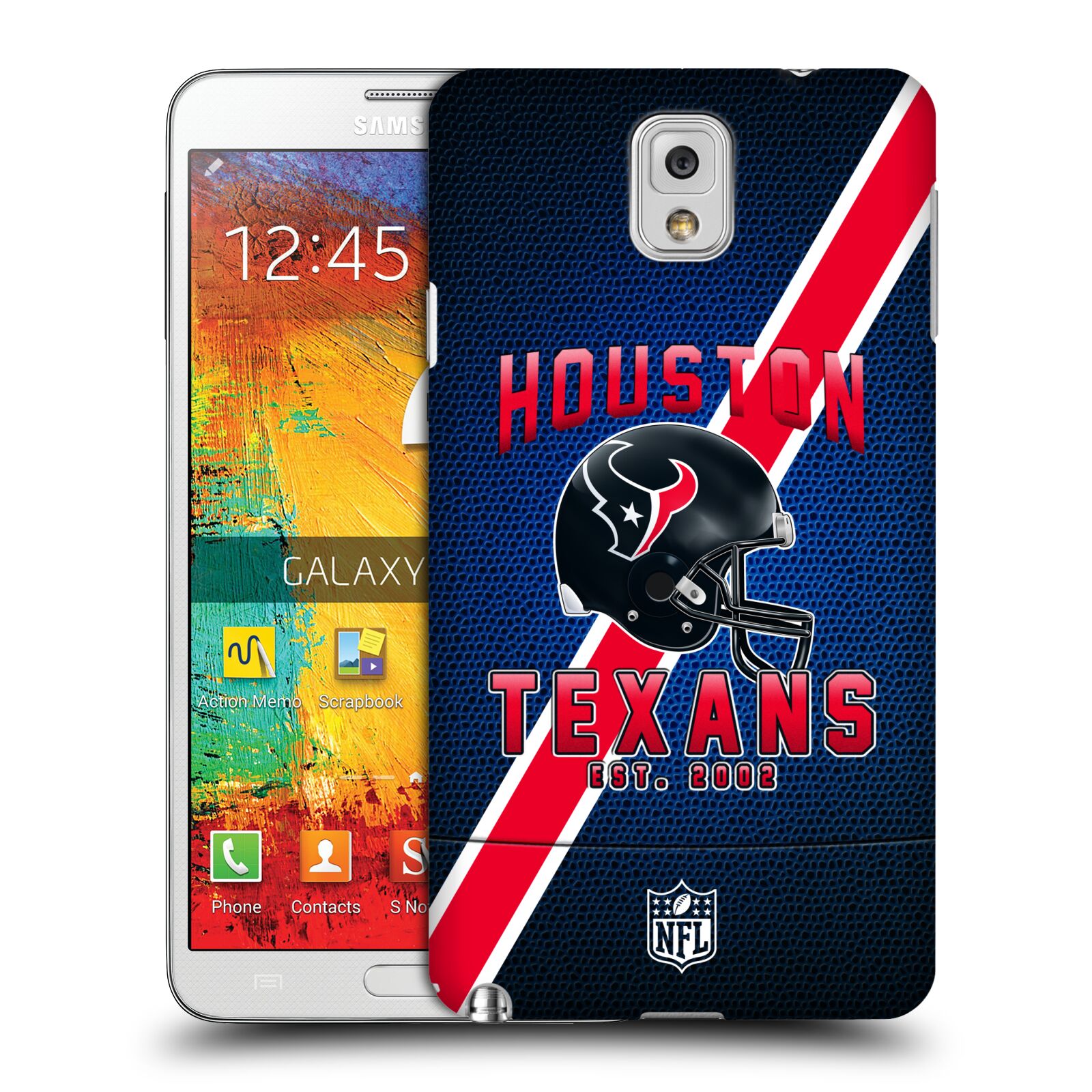OFFICIAL NFL HOUSTON TEXANS LOGO ART HARD BACK CASE FOR SAMSUNG PHONES 2 - 第 9/10 張圖片