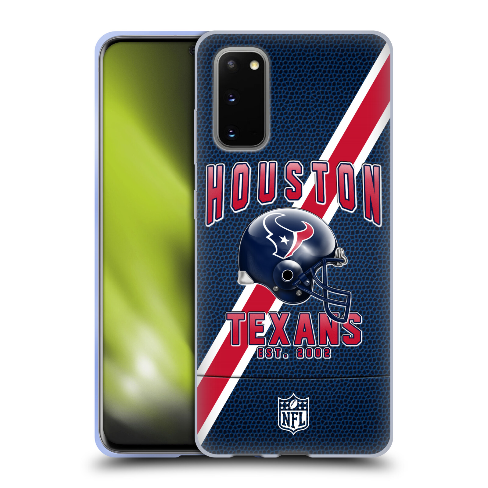 OFFICIAL NFL HOUSTON TEXANS LOGO SOFT GEL CASE FOR SAMSUNG PHONES 1