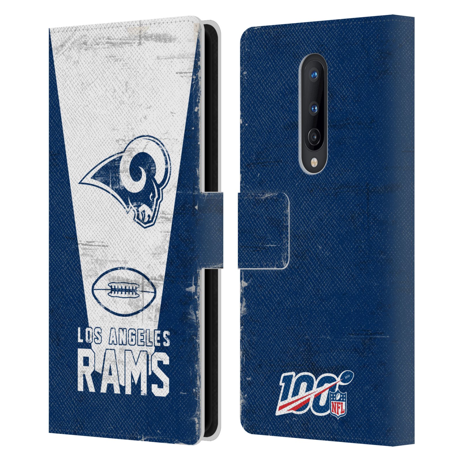 OFFICIAL NFL LOS ANGELES RAMS LOGO ART LEATHER BOOK CASE FOR ONEPLUS PHONES - Picture 7 of 9