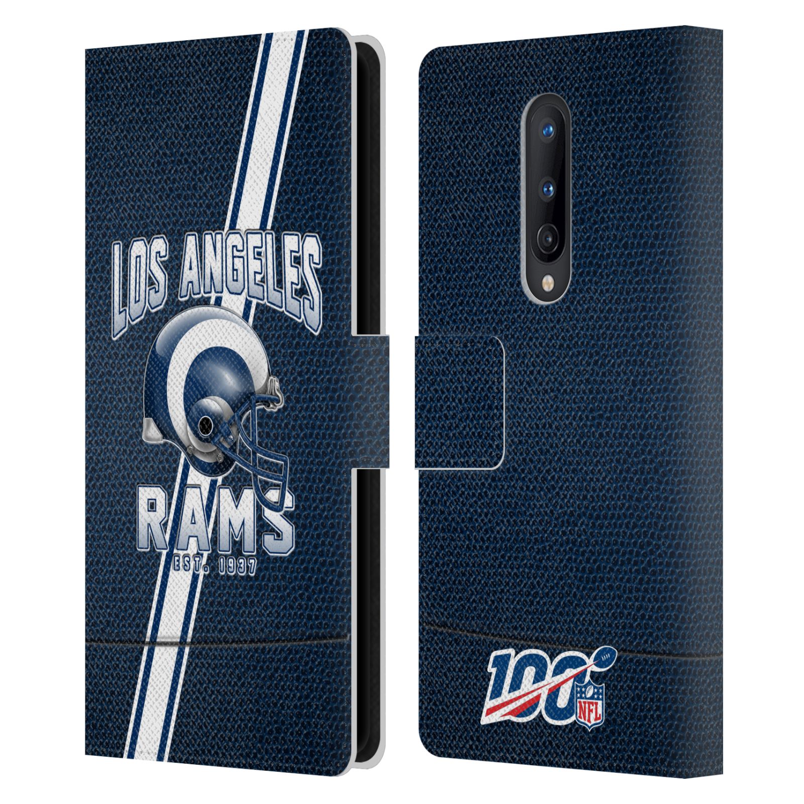 OFFICIAL NFL LOS ANGELES RAMS LOGO ART LEATHER BOOK CASE FOR ONEPLUS PHONES - Picture 8 of 9