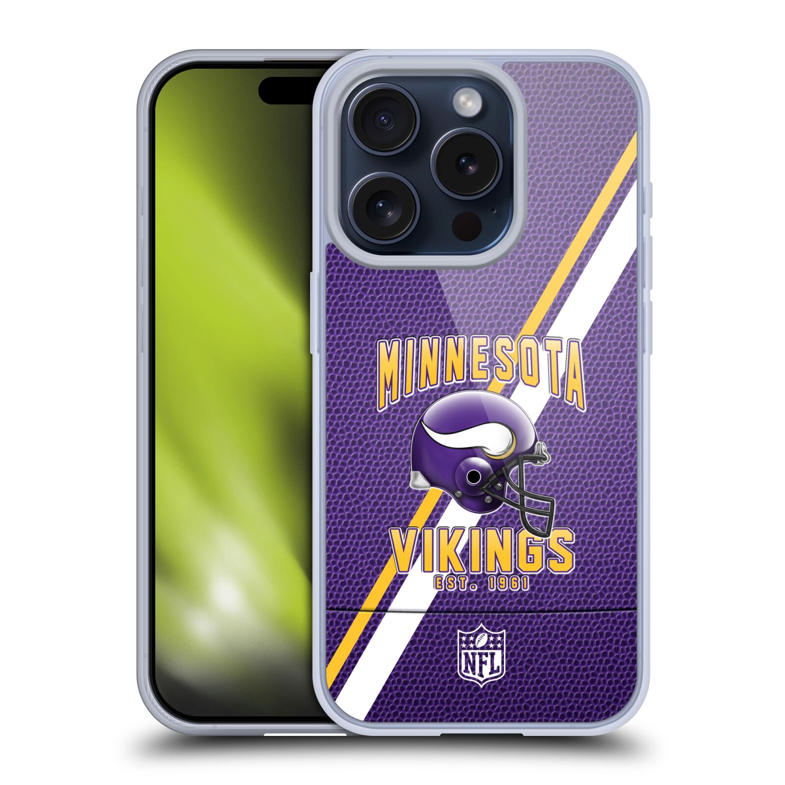 NFL MINNESOTA VIKINGS LOGO ART ÉTUI COQUE EN GEL POUR APPLE iPHONE TÉLÉPHONES - Photo 8 sur 10