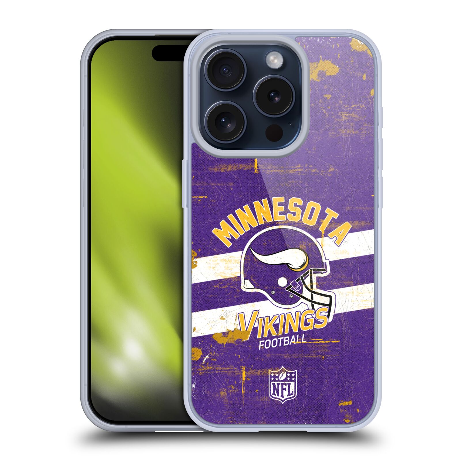 NFL MINNESOTA VIKINGS LOGO ART ÉTUI COQUE EN GEL POUR APPLE iPHONE TÉLÉPHONES - Photo 10 sur 10