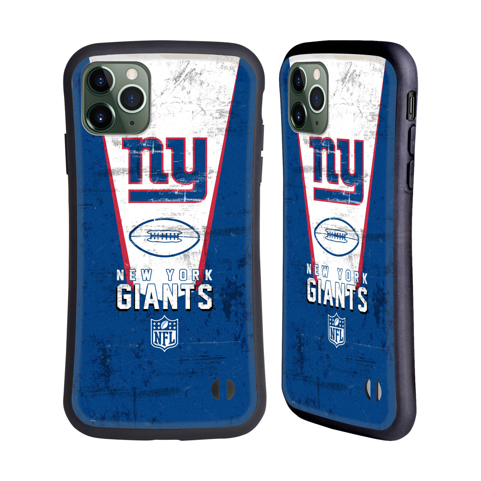 OFFICIAL NFL NEW YORK GIANTS LOGO ART HYBRID CASE FOR APPLE iPHONES PHONES