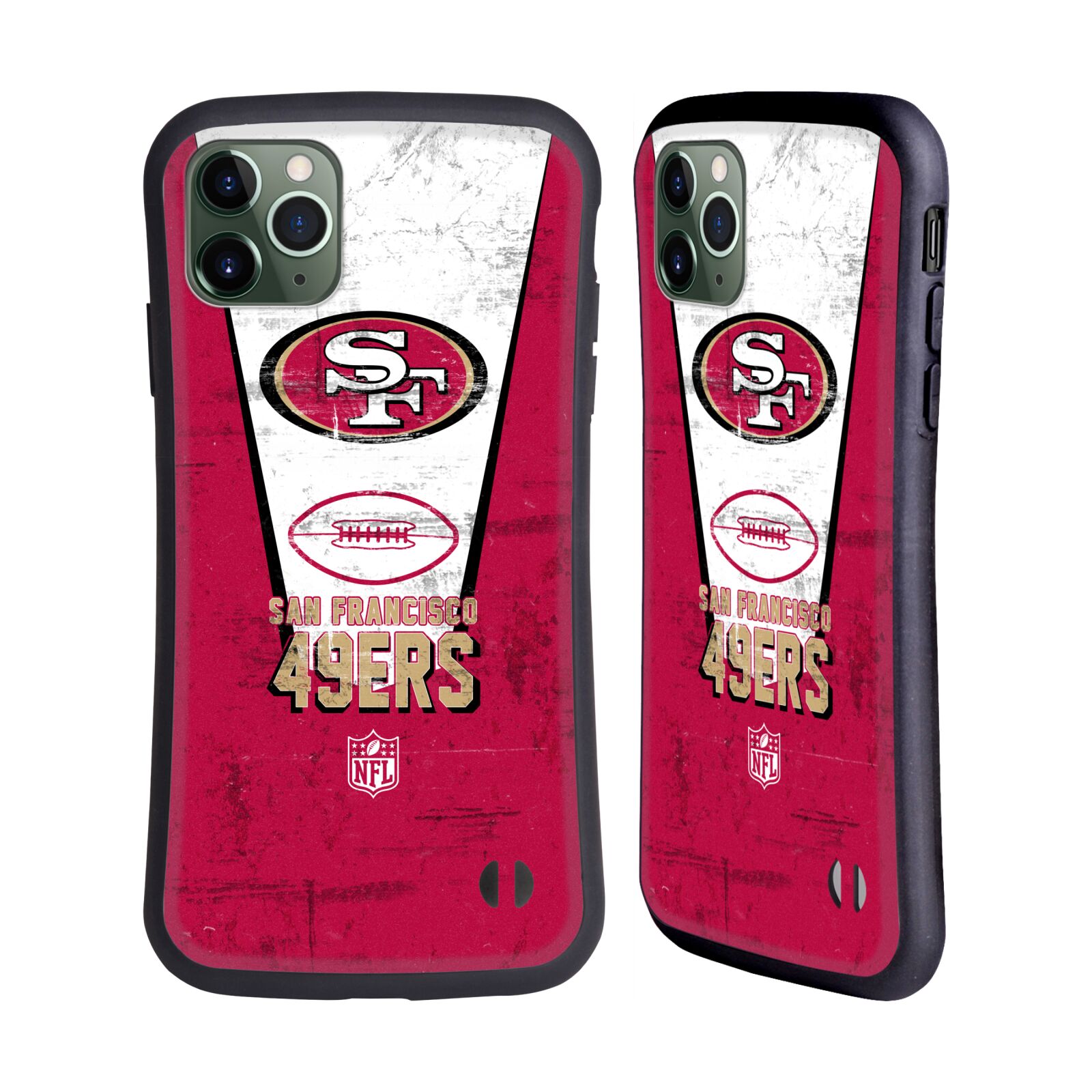 OFFICIAL NFL SAN FRANCISCO 49ERS LOGO ART HYBRID CASE FOR APPLE iPHONES PHONES