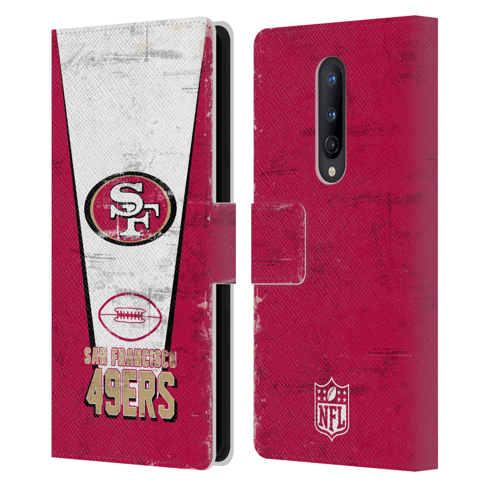 NFL SAN FRANCISCO 49ERS LOGO ART LEATHER BOOK WALLET CASE FOR BLACKBERRY ONEPLUS - Picture 7 of 9