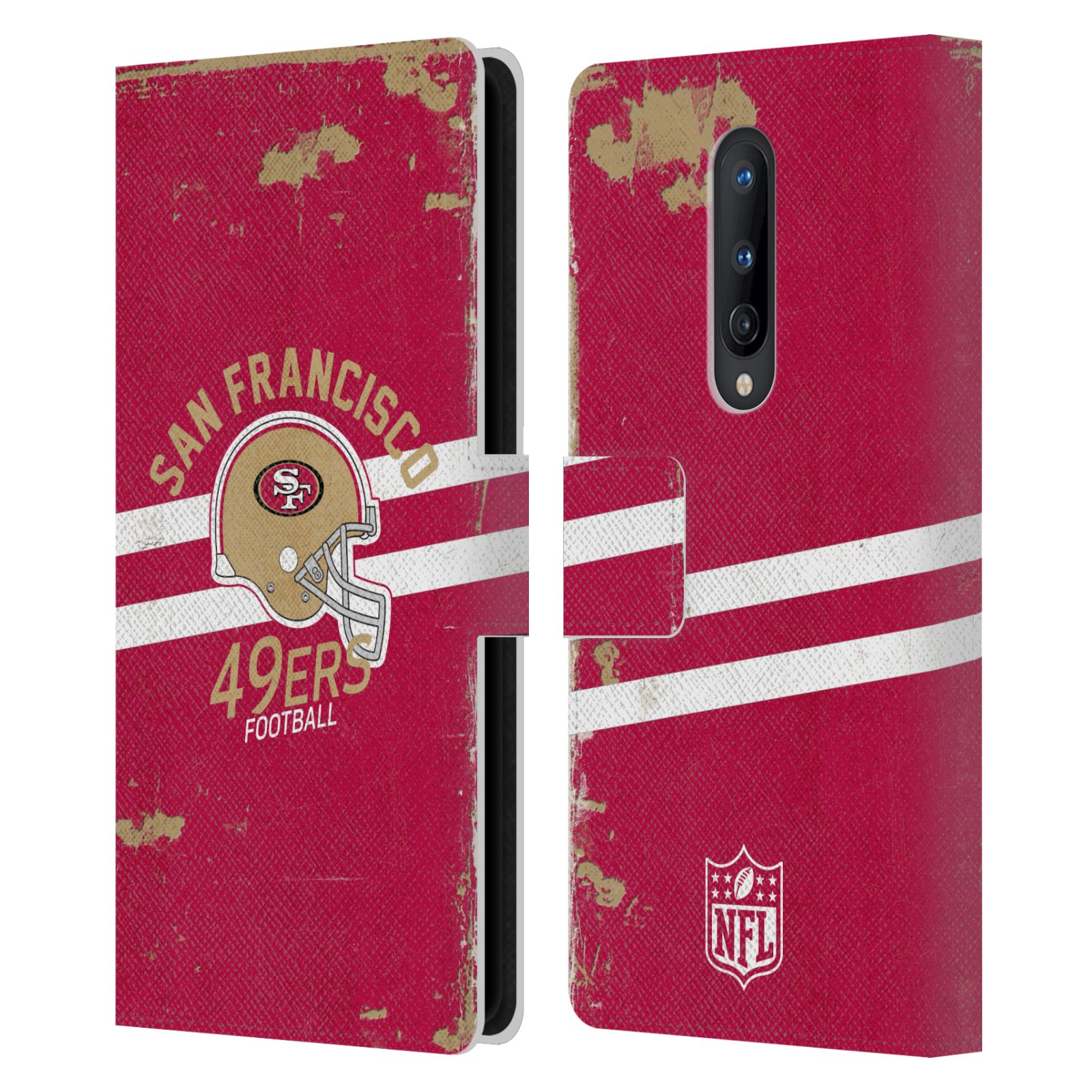 NFL SAN FRANCISCO 49ERS LOGO ART LEATHER BOOK WALLET CASE FOR BLACKBERRY ONEPLUS - Picture 9 of 9