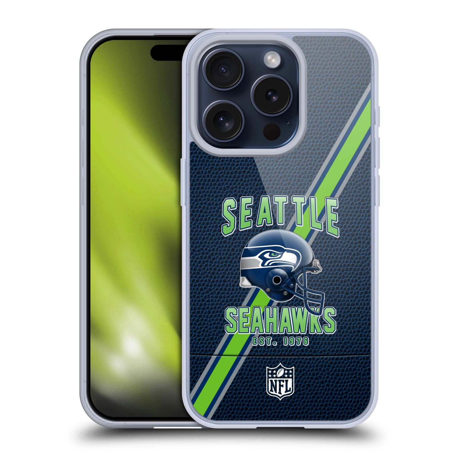 OFFIZIELLE NFL SEATTLE SEAHAWKS LOGO ART GEL HANDYHÜLLE FÜR APPLE iPHONE HANDYS - Picture 9 of 10