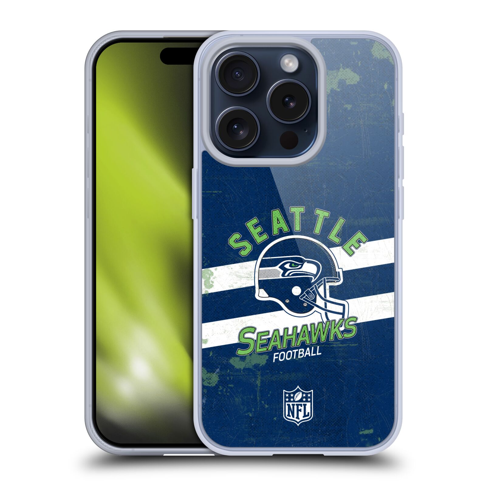 OFFIZIELLE NFL SEATTLE SEAHAWKS LOGO ART GEL HANDYHÜLLE FÜR APPLE iPHONE HANDYS - Picture 10 of 10