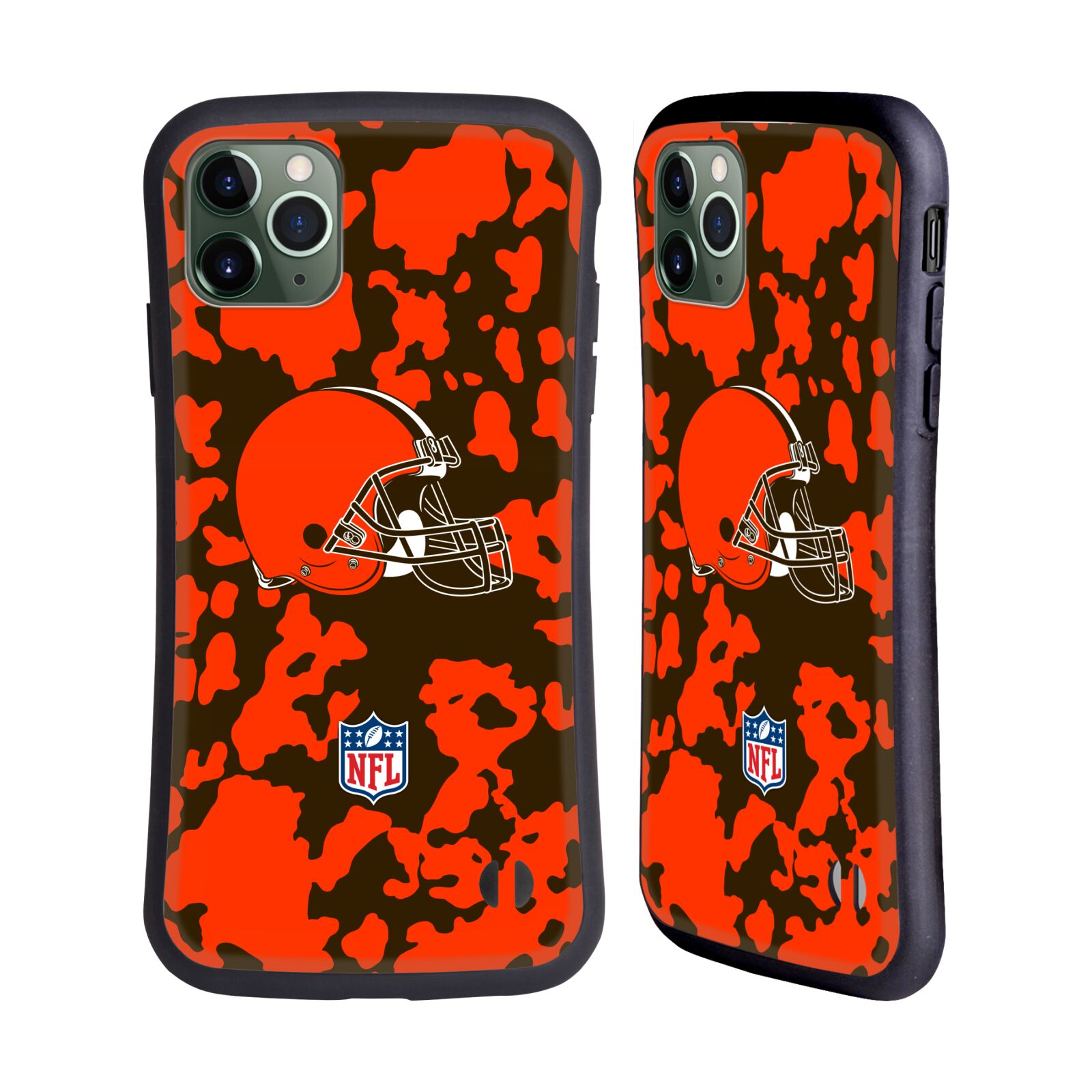 HYBRID-HÜLLE ORIGINAL NFL CLEVELAND BRAUN KUNST FÜR APPLE iPHONES HANDYS - Bild 8 von 15