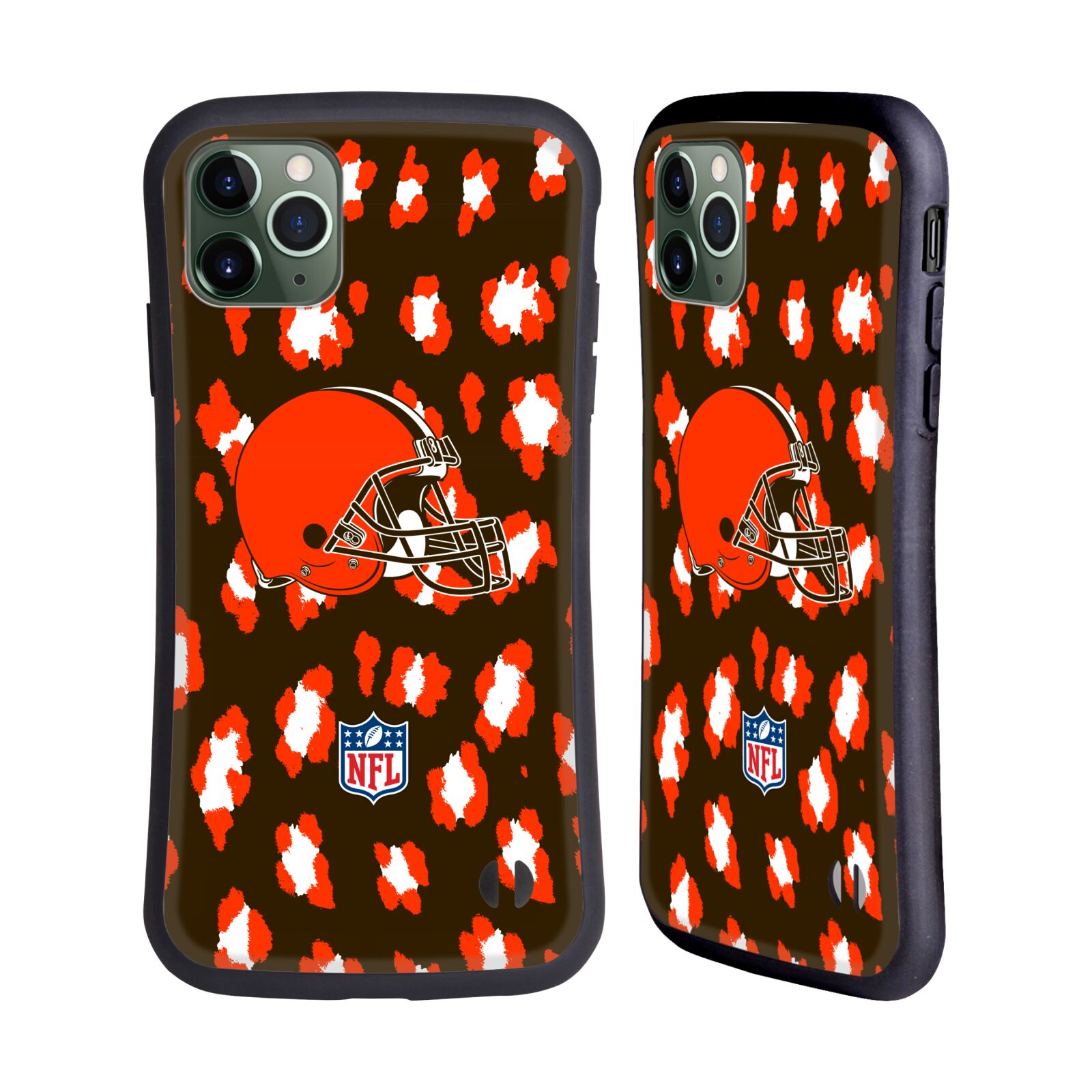 HYBRID-HÜLLE ORIGINAL NFL CLEVELAND BRAUN KUNST FÜR APPLE iPHONES HANDYS - Bild 10 von 15