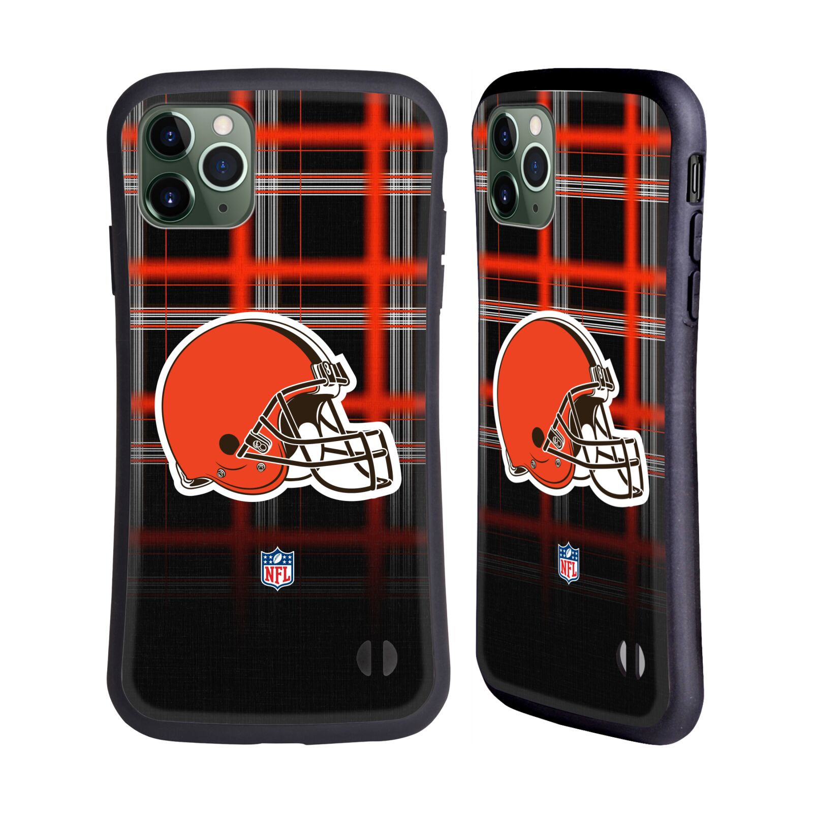 HYBRID-HÜLLE ORIGINAL NFL CLEVELAND BRAUN KUNST FÜR APPLE iPHONES HANDYS - Bild 11 von 15