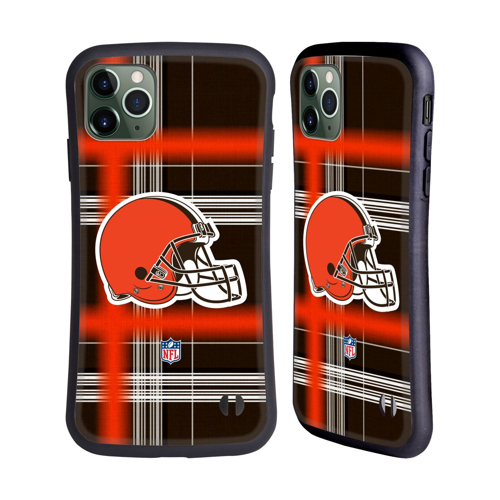 HYBRID-HÜLLE ORIGINAL NFL CLEVELAND BRAUN KUNST FÜR APPLE iPHONES HANDYS - Bild 12 von 15