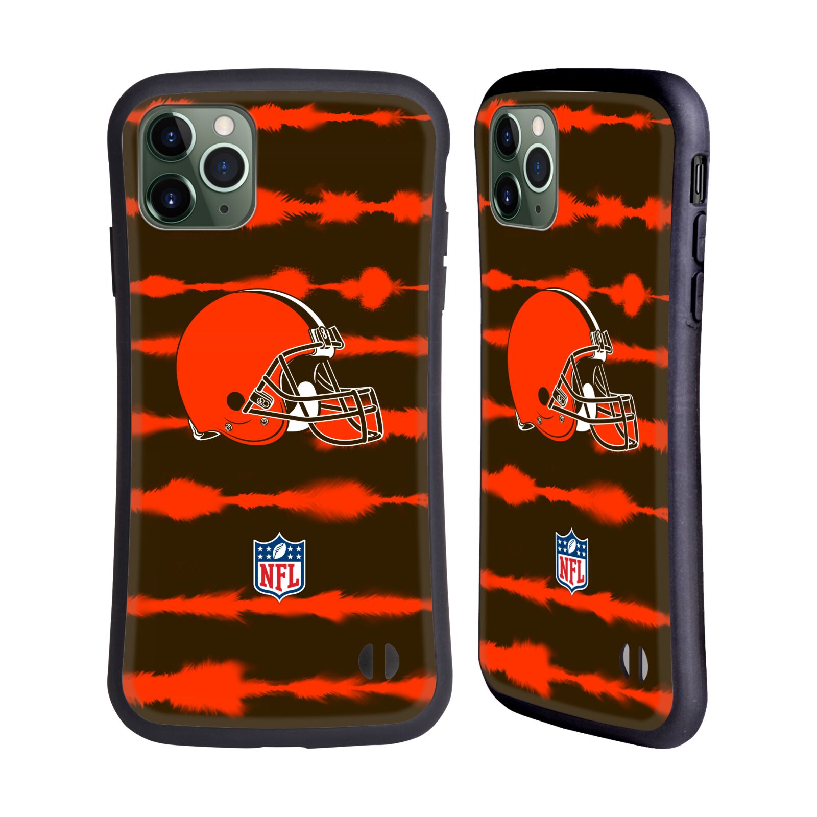 HYBRID-HÜLLE ORIGINAL NFL CLEVELAND BRAUN KUNST FÜR APPLE iPHONES HANDYS - Bild 13 von 15
