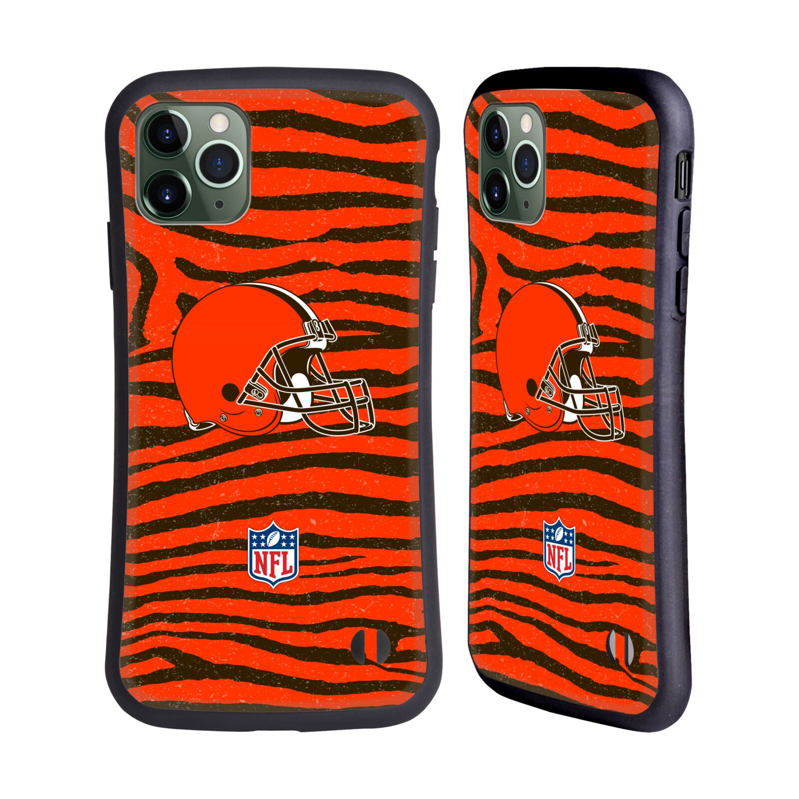 HYBRID-HÜLLE ORIGINAL NFL CLEVELAND BRAUN KUNST FÜR APPLE iPHONES HANDYS - Bild 15 von 15