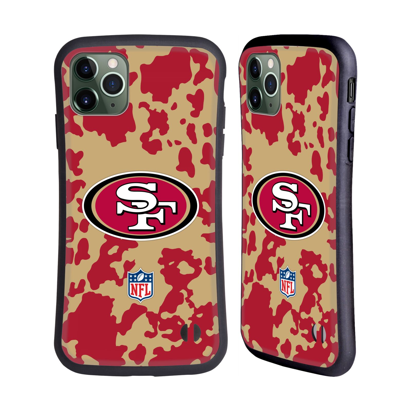 OFFICIAL NFL SAN FRANCISCO 49ERS ART HYBRID CASE FOR APPLE iPHONES PHONES