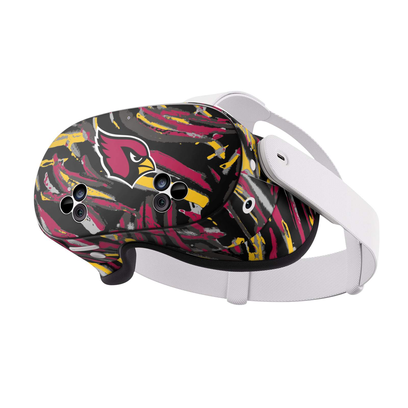 OFFICIAL NFL ARIZONA CARDINALS VINYL STICKER SKIN DECAL COVER FOR META QUEST 3S