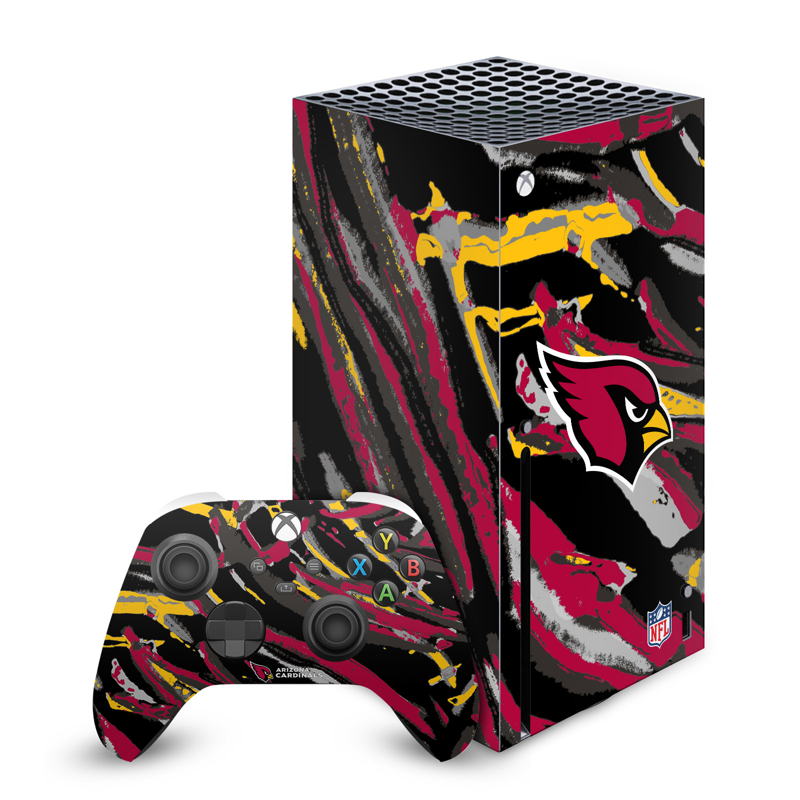 OFFICIAL NFL ARIZONA CARDINALS VINYL SKIN FOR SERIES X CONSOLE & CONTROLLER