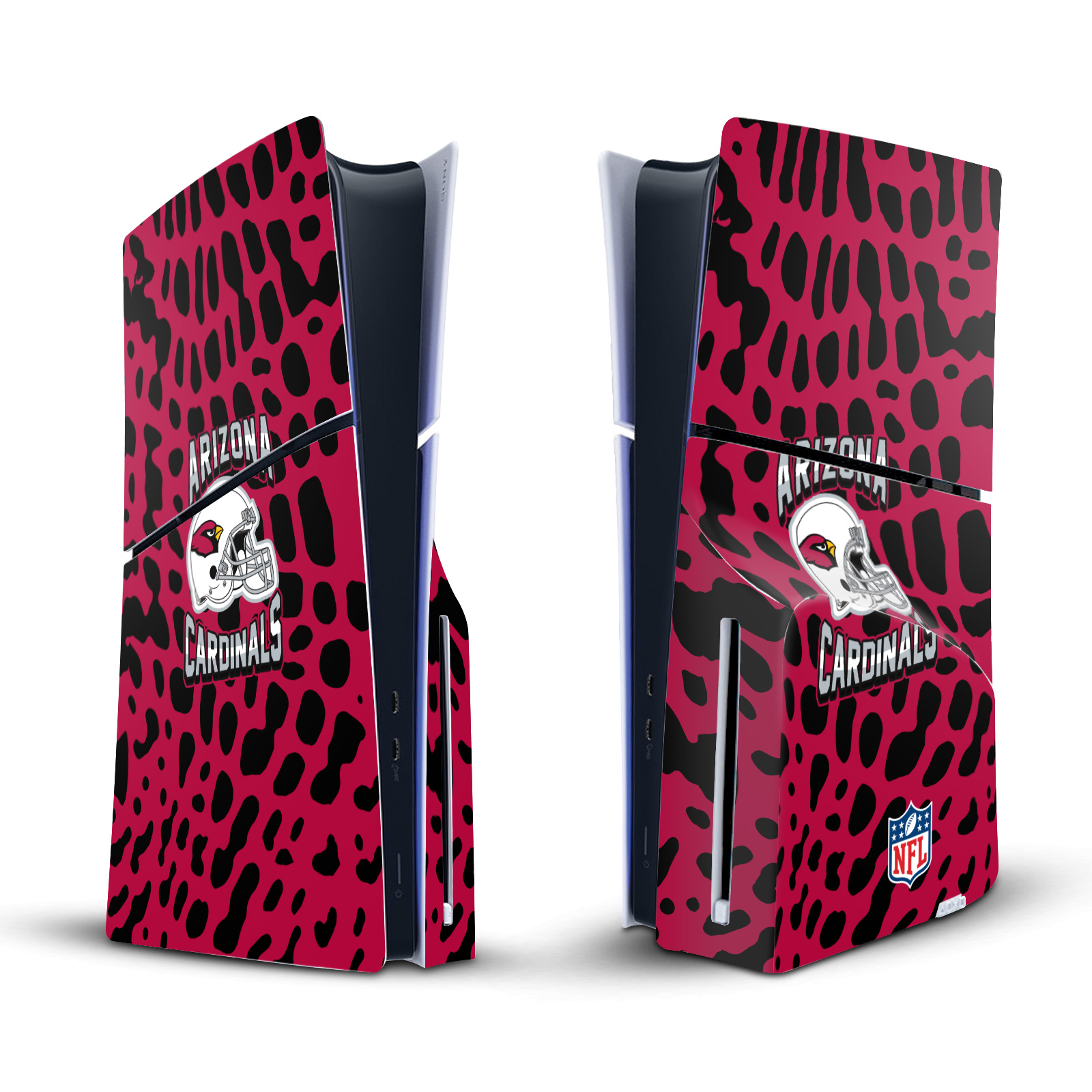 NFL ARIZONA CARDINALS VINYL SKIN DECAL FOR SONY PS5 SLIM DISC EDITION CONSOLE