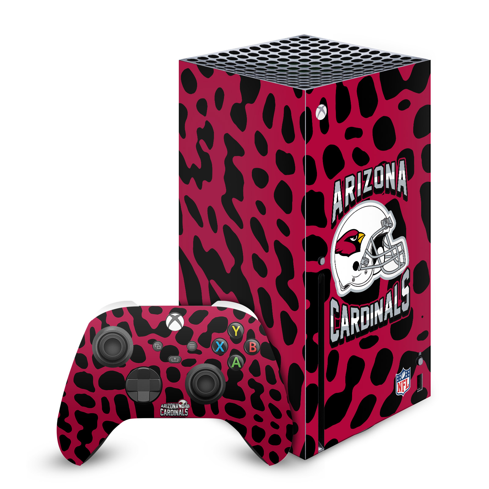 OFFICIAL NFL ARIZONA CARDINALS VINYL SKIN FOR SERIES X CONSOLE & CONTROLLER