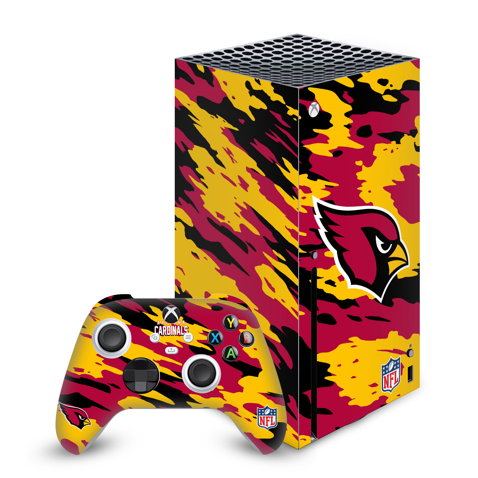 OFFICIAL NFL ARIZONA CARDINALS VINYL SKIN FOR SERIES X CONSOLE & CONTROLLER