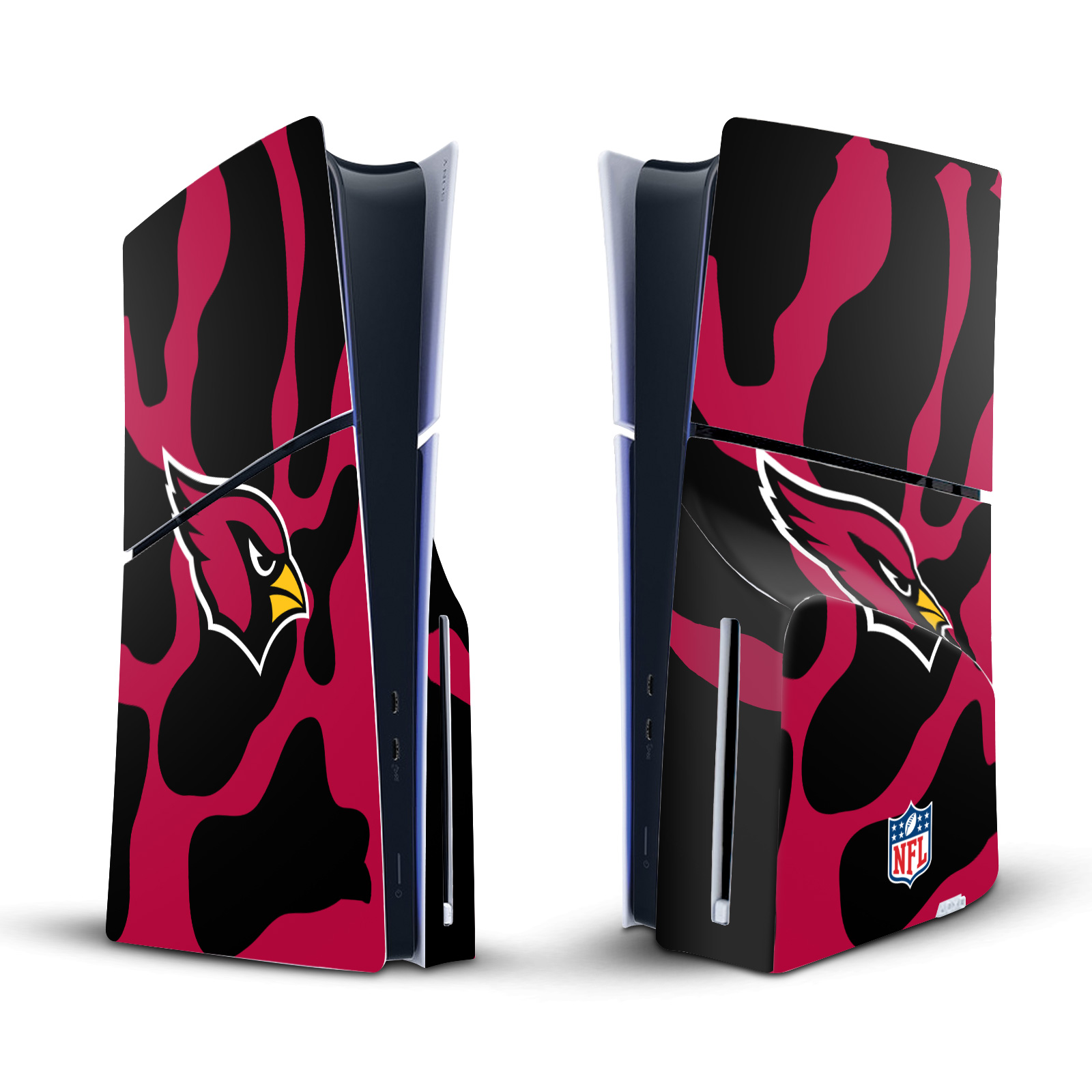 NFL ARIZONA CARDINALS VINYL SKIN DECAL FOR SONY PS5 SLIM DISC EDITION CONSOLE